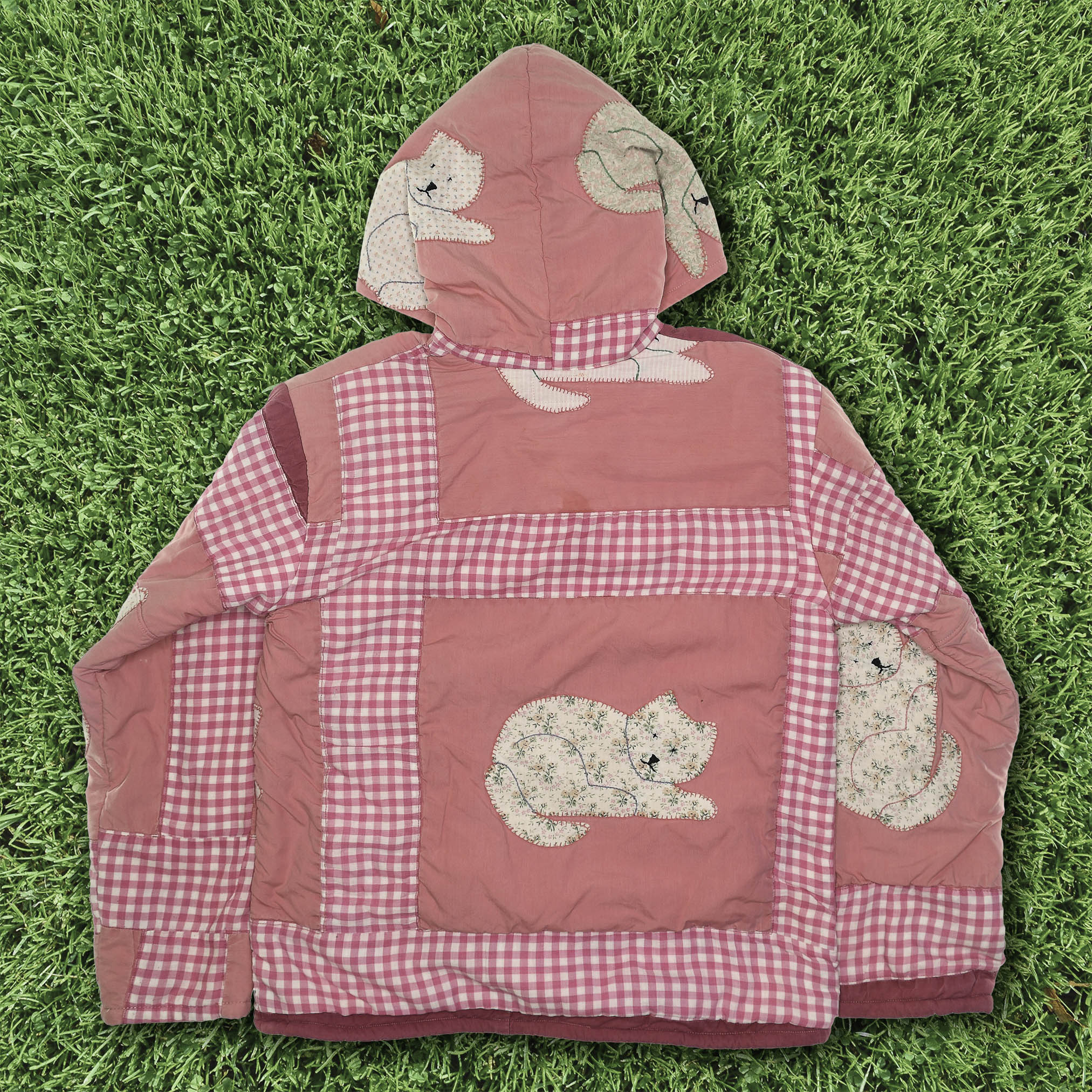 Pink Cat Coastal Nomad Quilt Jacket