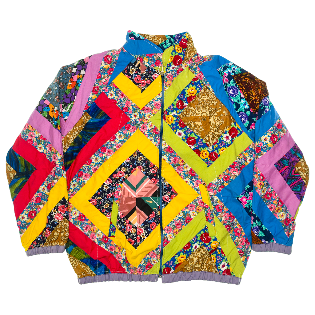 Bright Colorful Classic Quilt Bomber