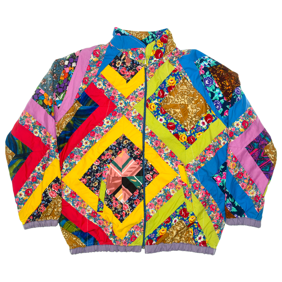 Bright Colorful Classic Quilt Bomber