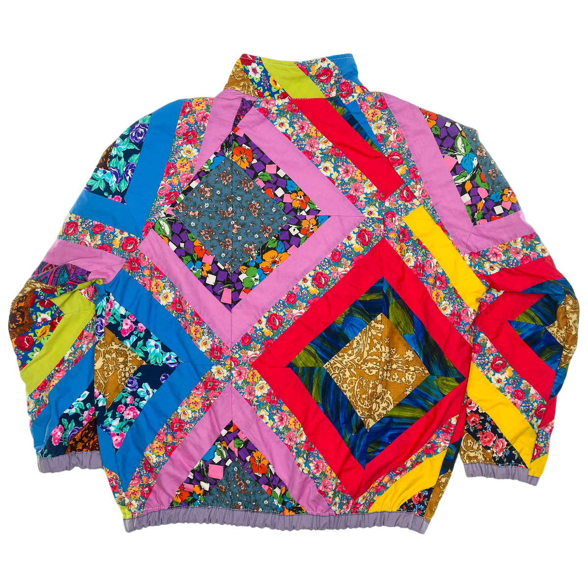 Bright Colorful Classic Quilt Bomber