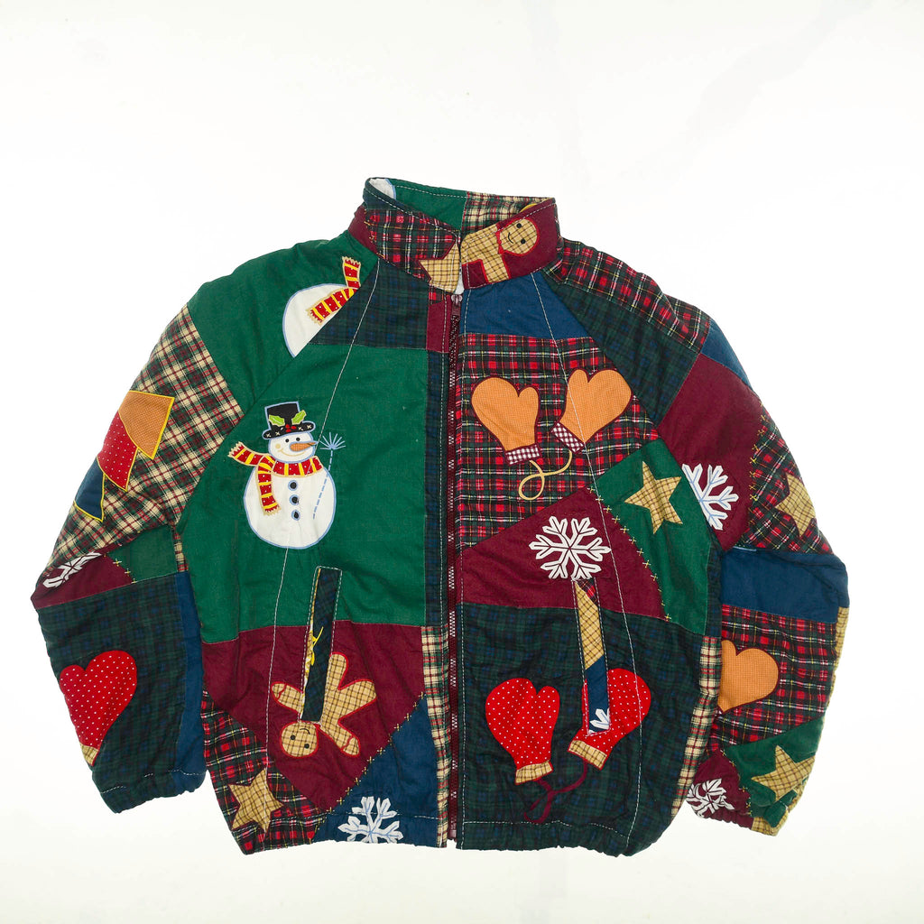Christmas Patchwork Quilt Jacket