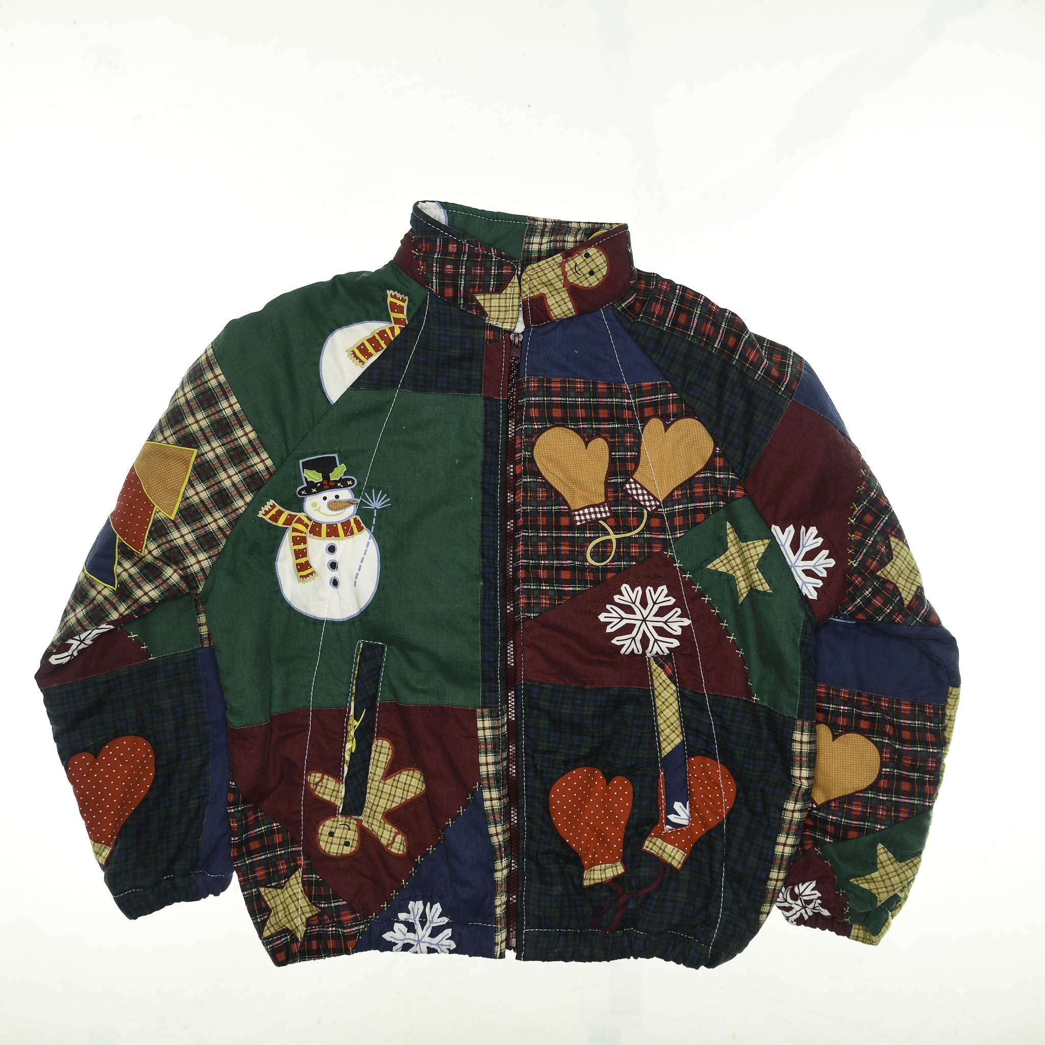 Christmas Patchwork Quilt Jacket