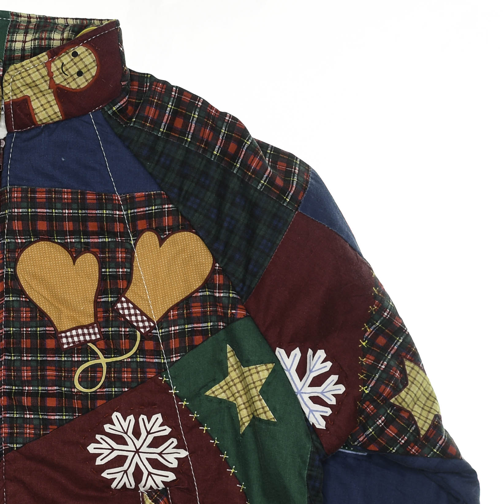Christmas Patchwork Quilt Jacket