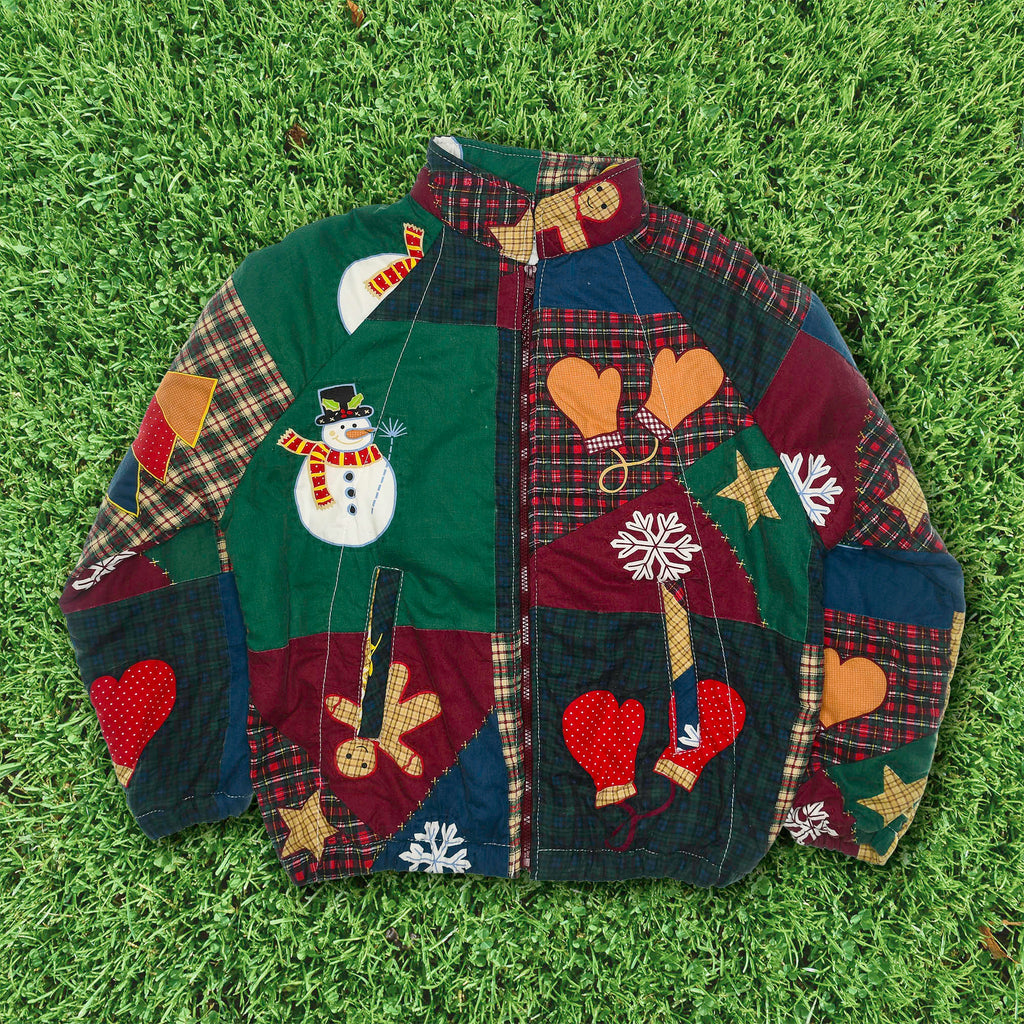 Christmas Patchwork Quilt Jacket