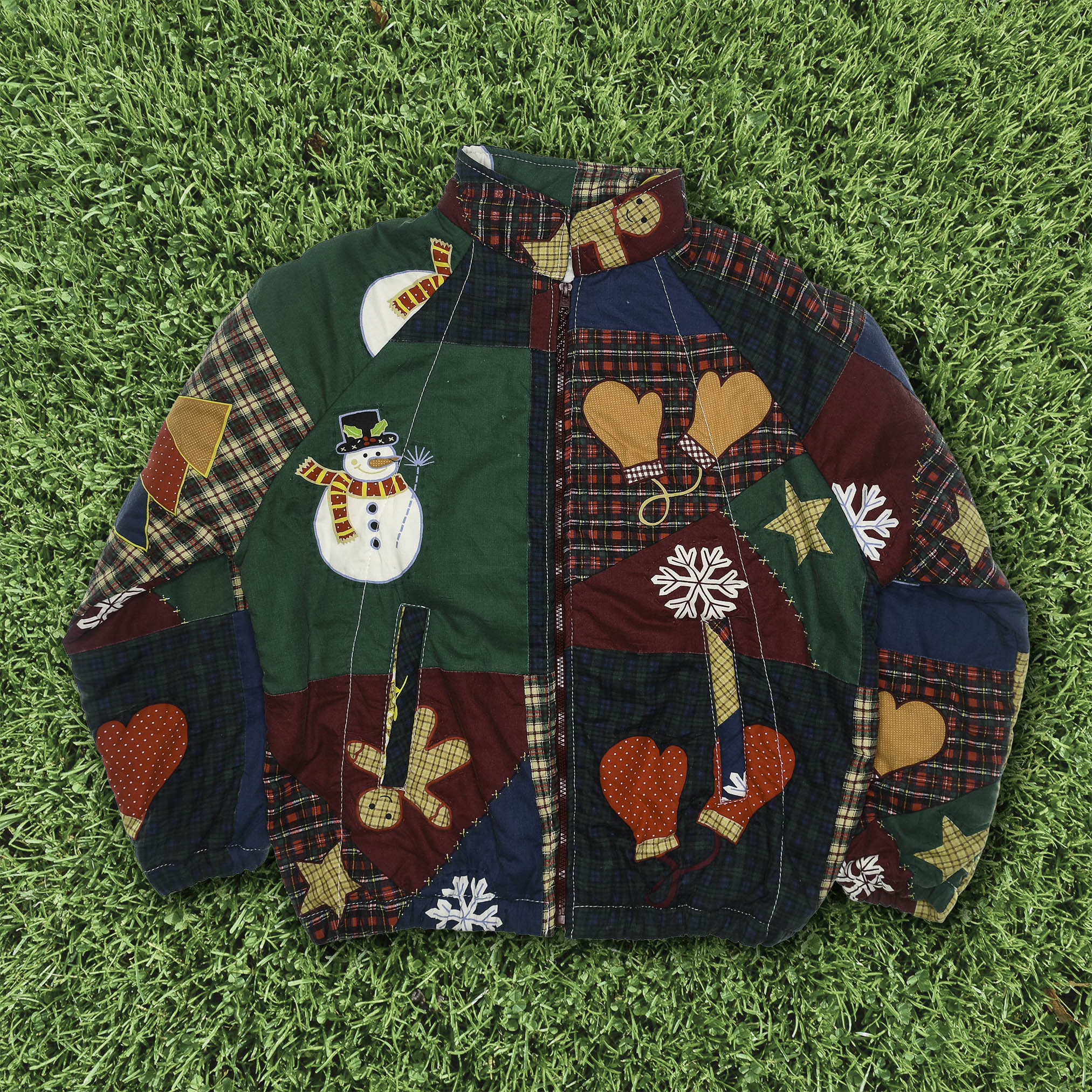 Christmas Patchwork Quilt Jacket