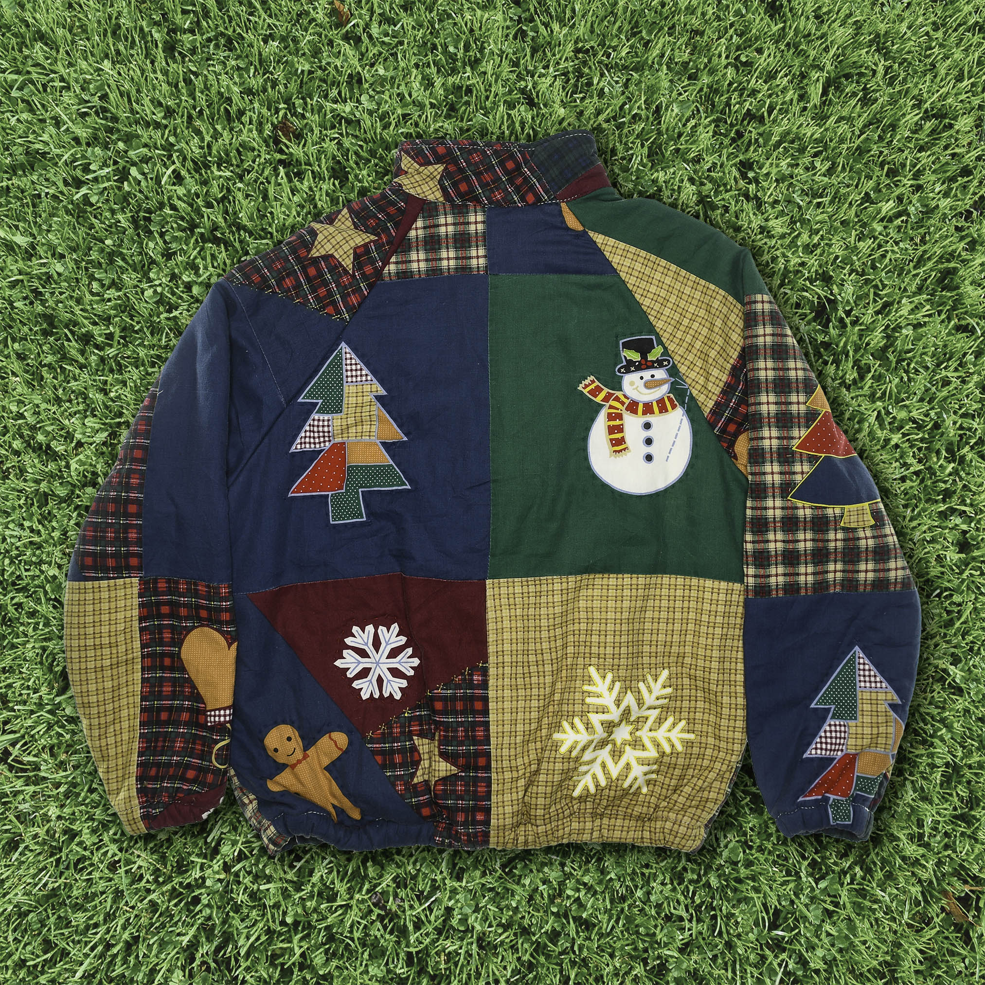 Christmas Patchwork Quilt Jacket