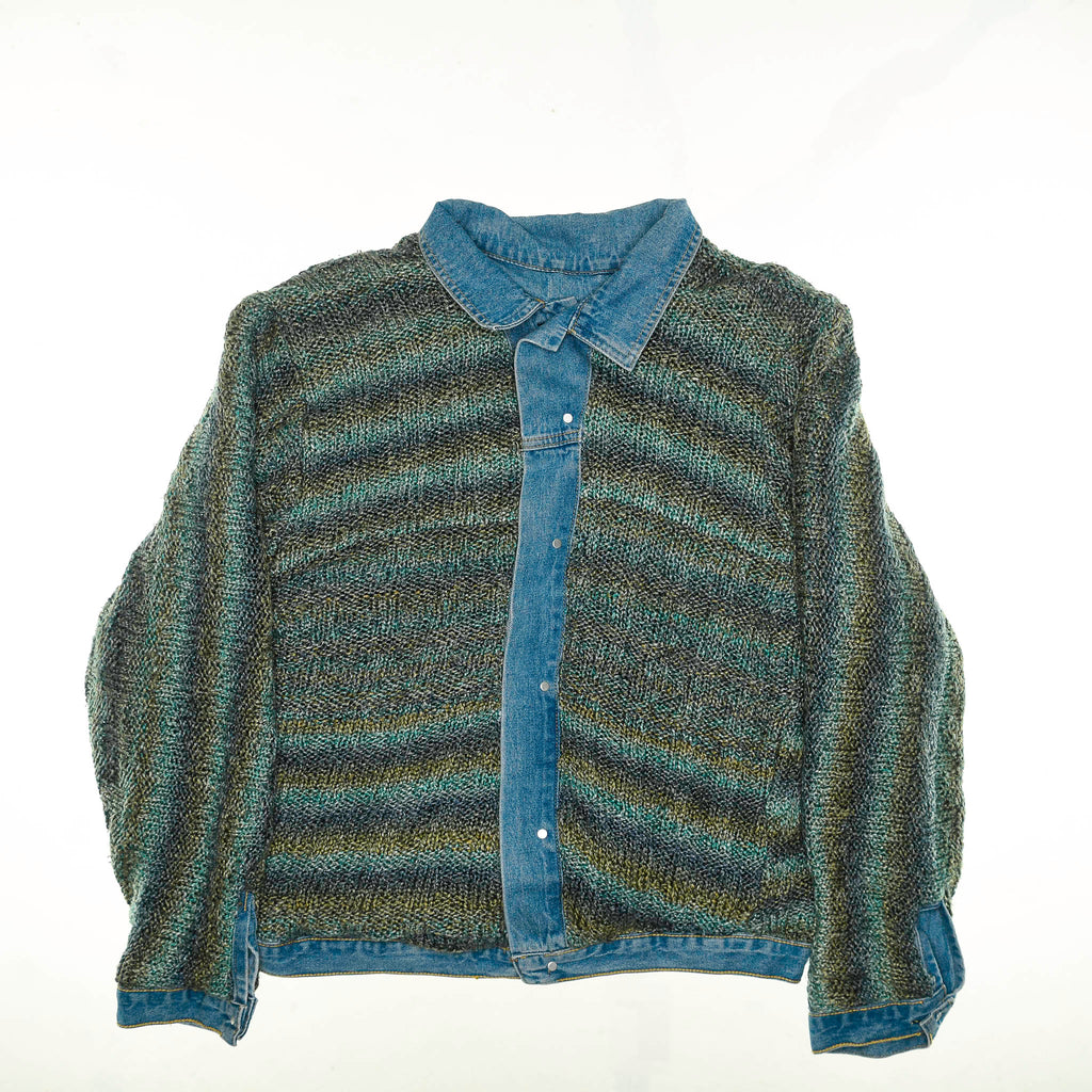 Crochet Reversible Denim Jacket