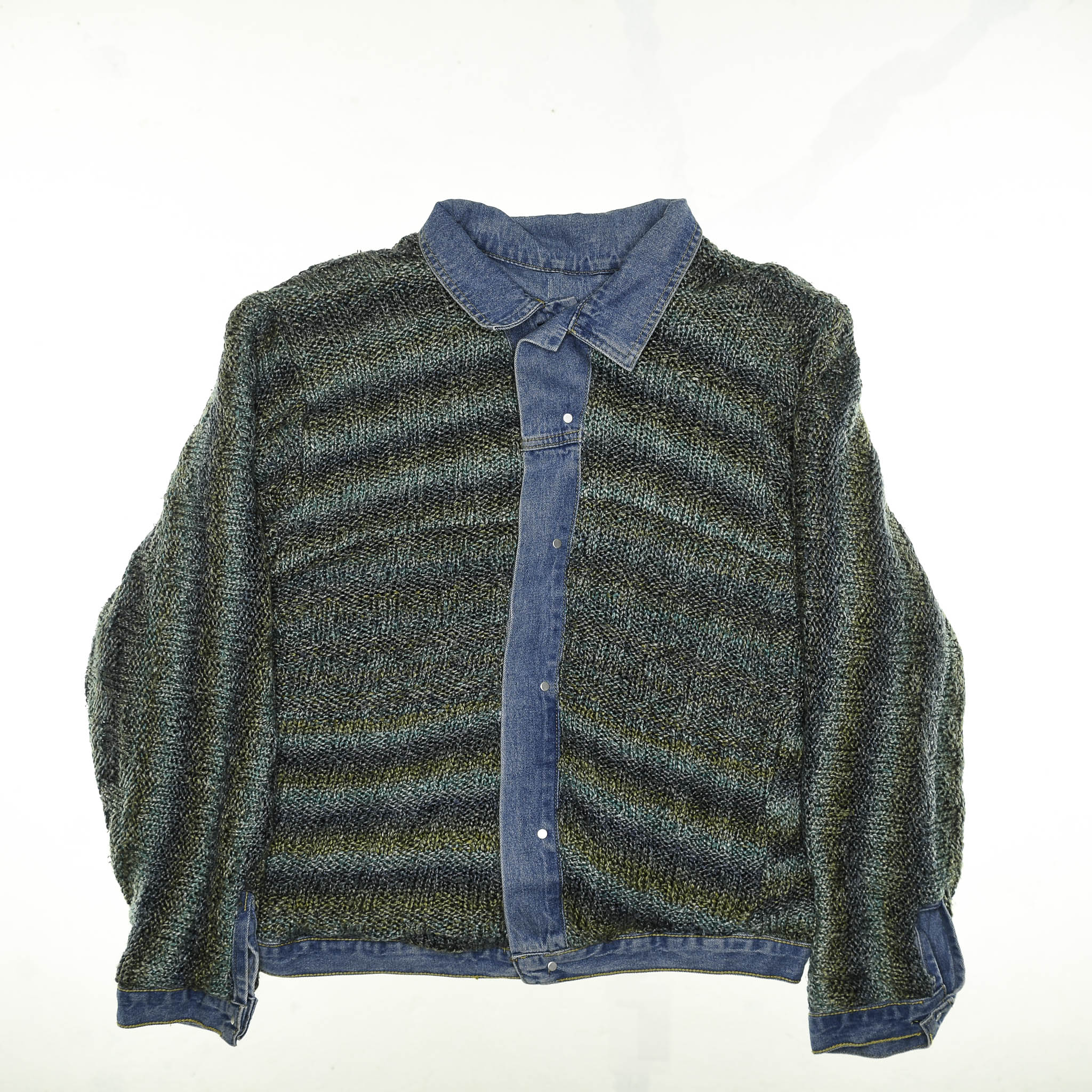 Crochet Reversible Denim Jacket