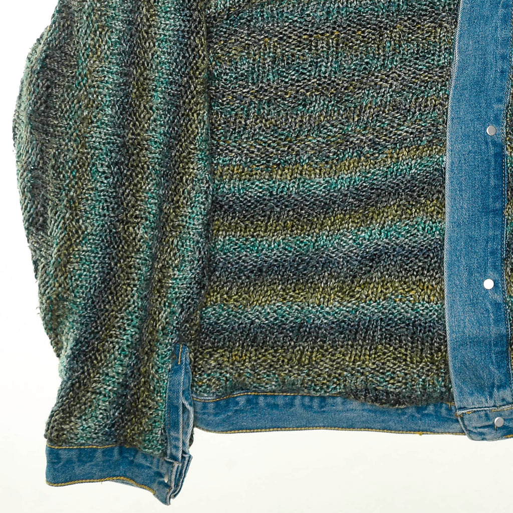 Crochet Reversible Denim Jacket