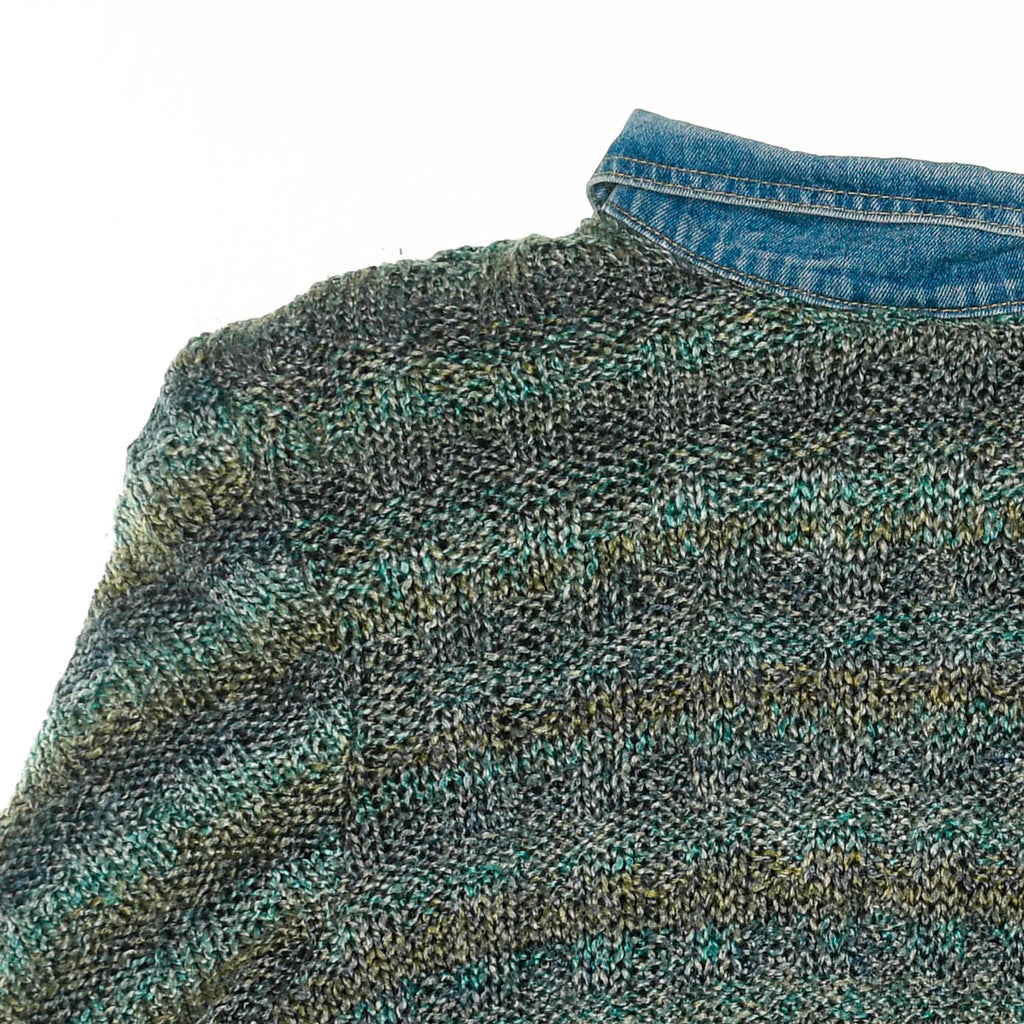 Crochet Reversible Denim Jacket