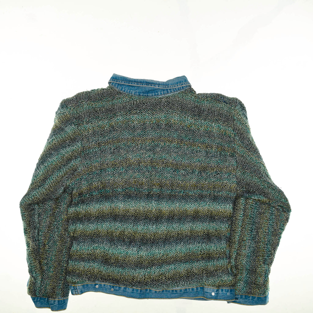 Crochet Reversible Denim Jacket