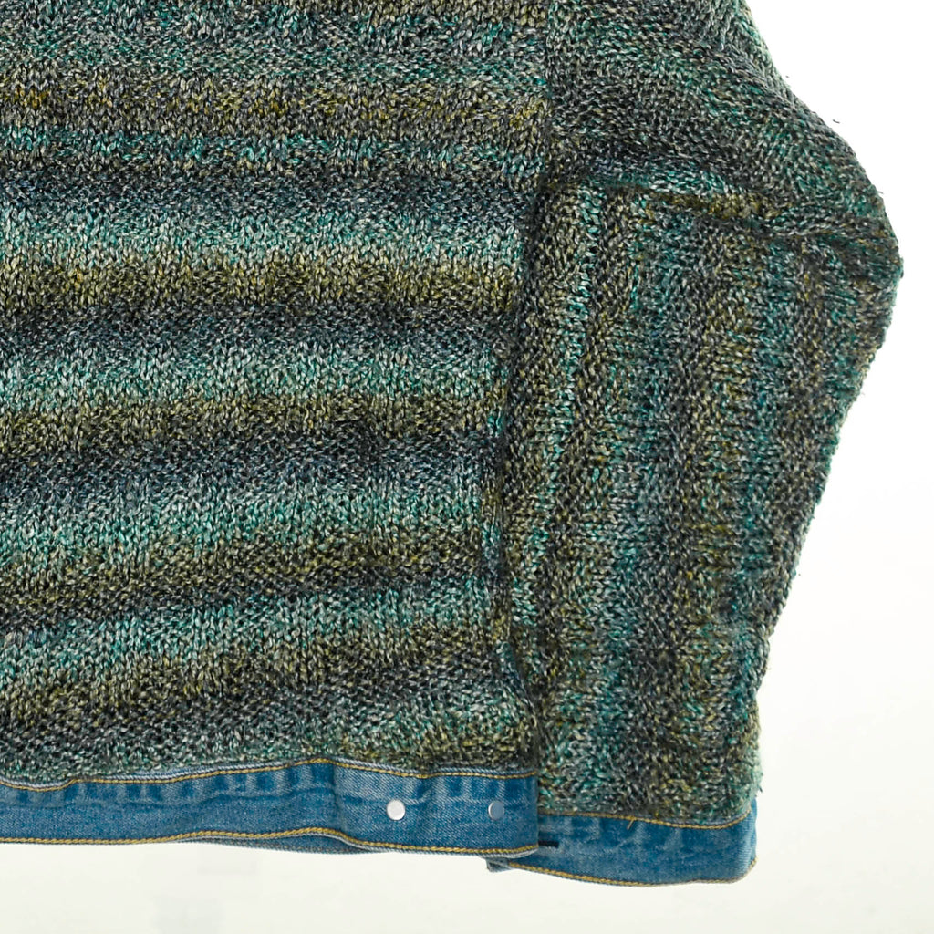 Crochet Reversible Denim Jacket