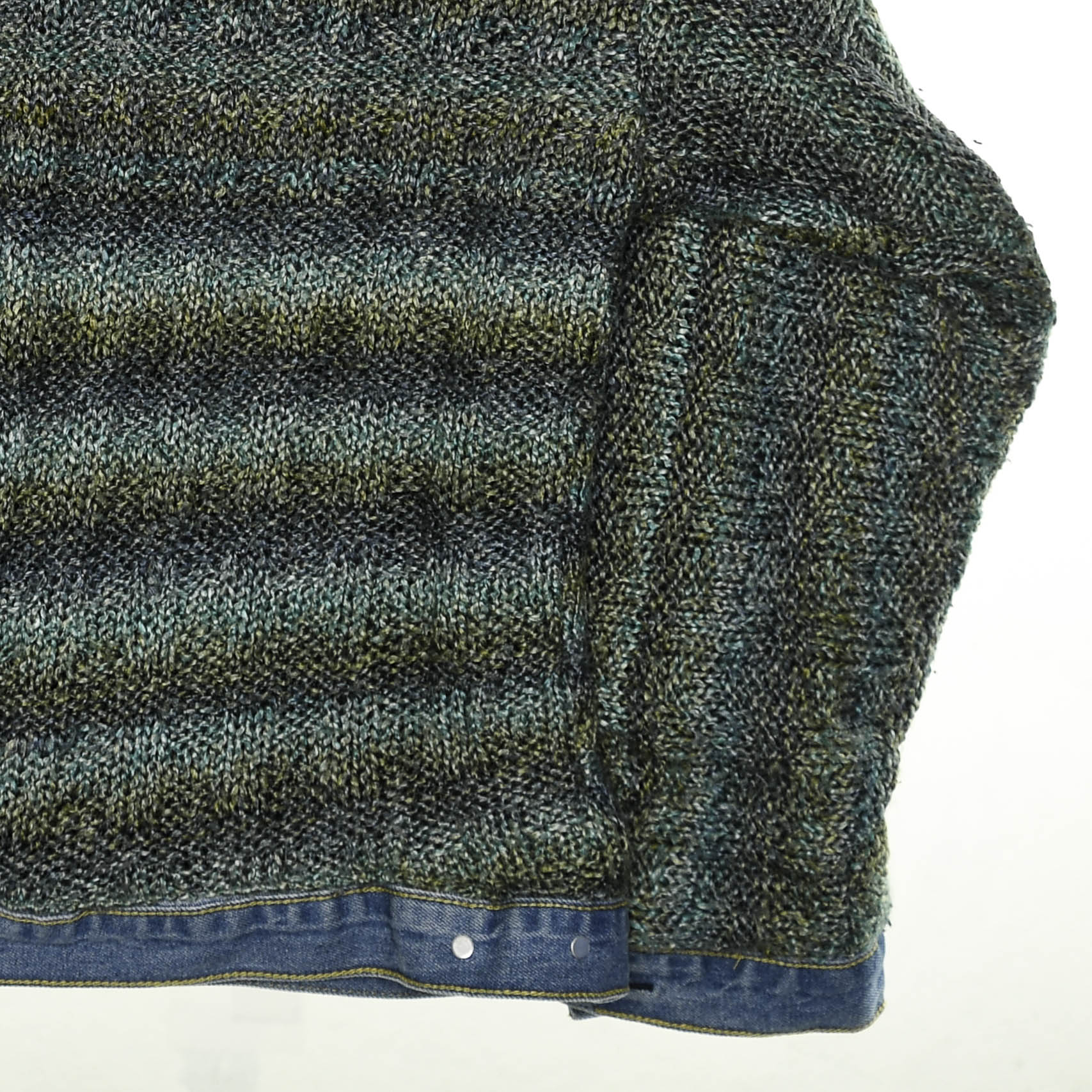 Crochet Reversible Denim Jacket