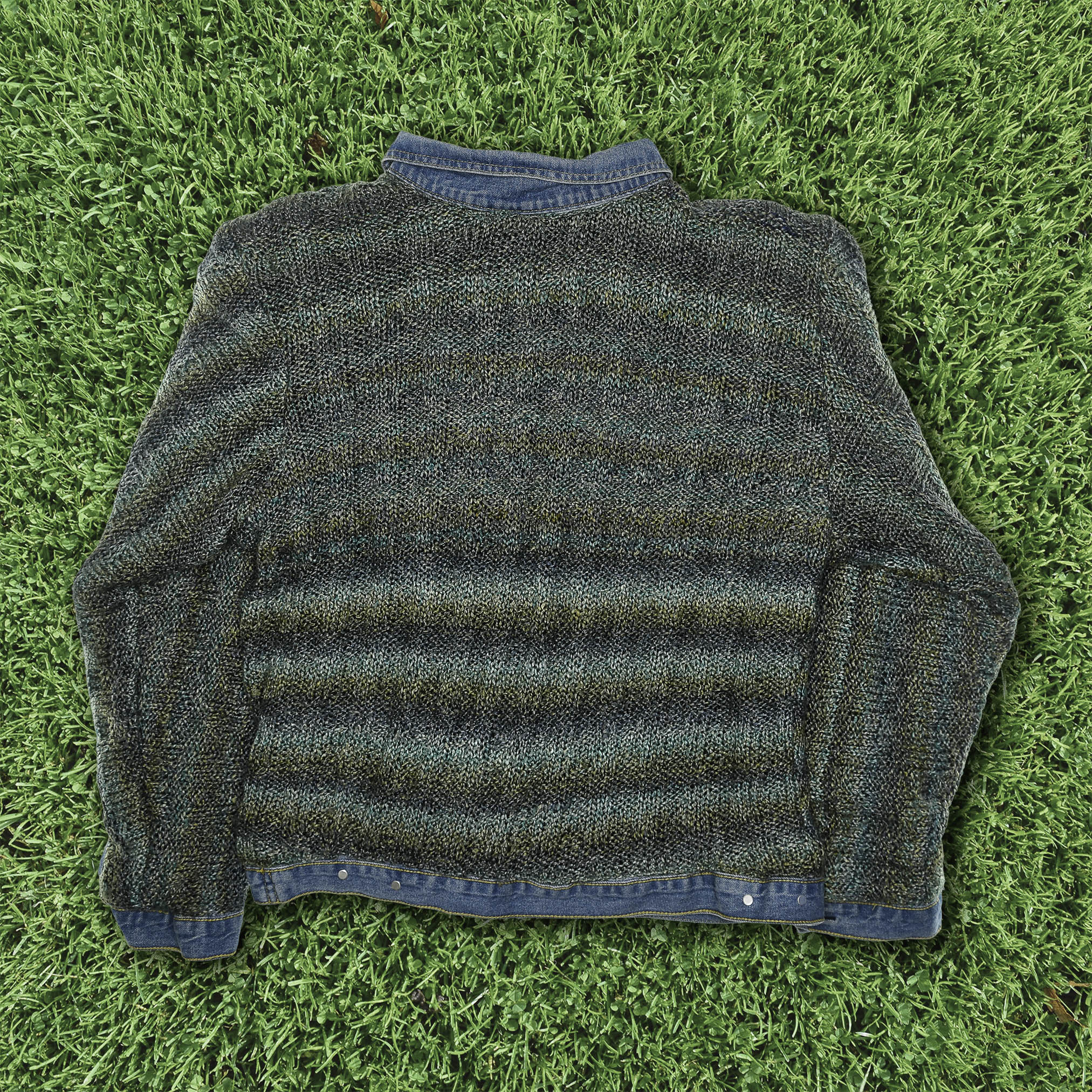 Crochet Reversible Denim Jacket