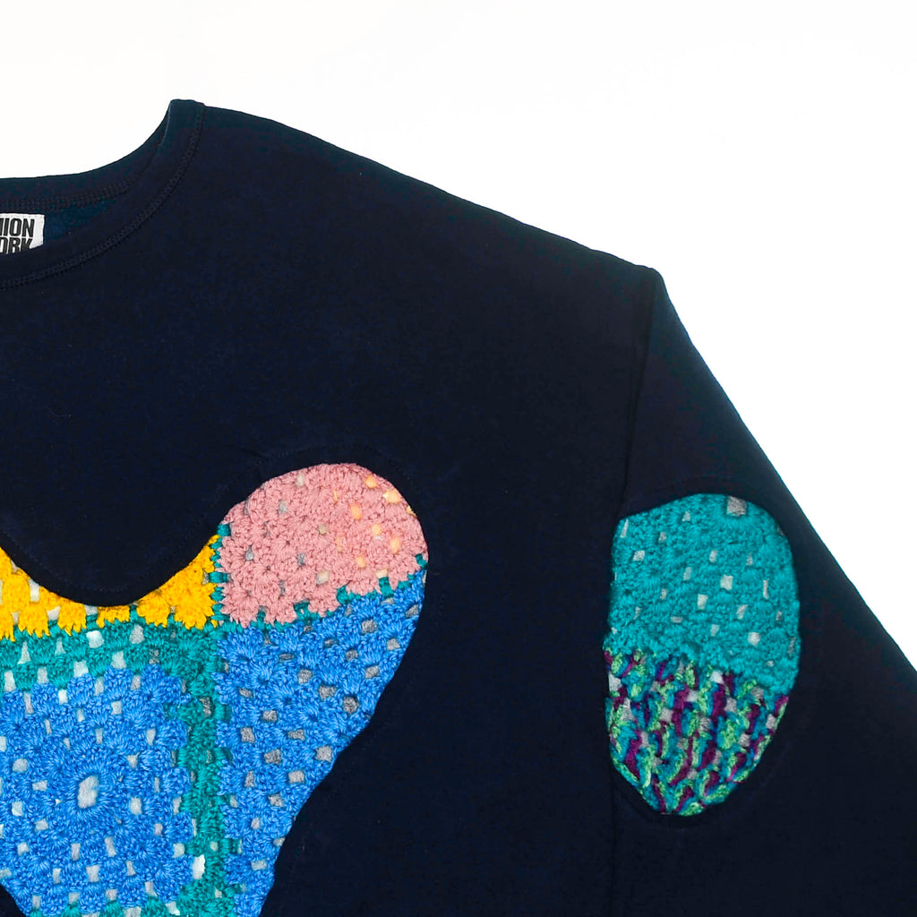 Crochet Amoeba Pullover