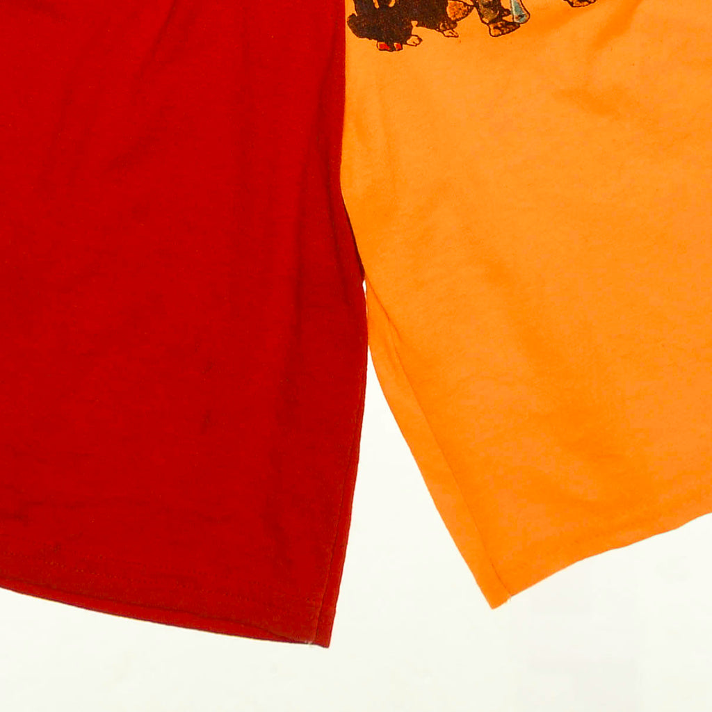 Marvel Comics Vintage Tee Colorblock Shorts