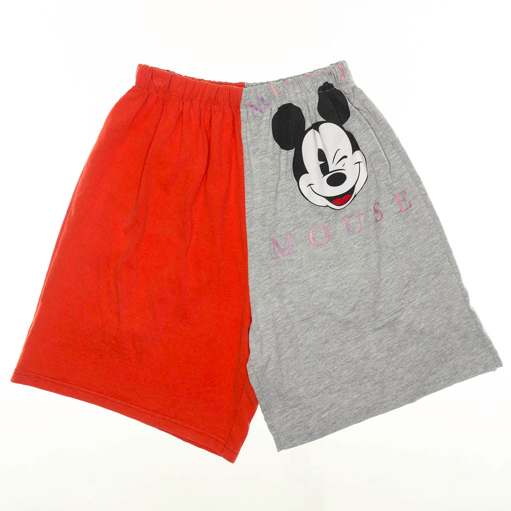 Mickey Mouse Vintage Tee Colorblock Shorts