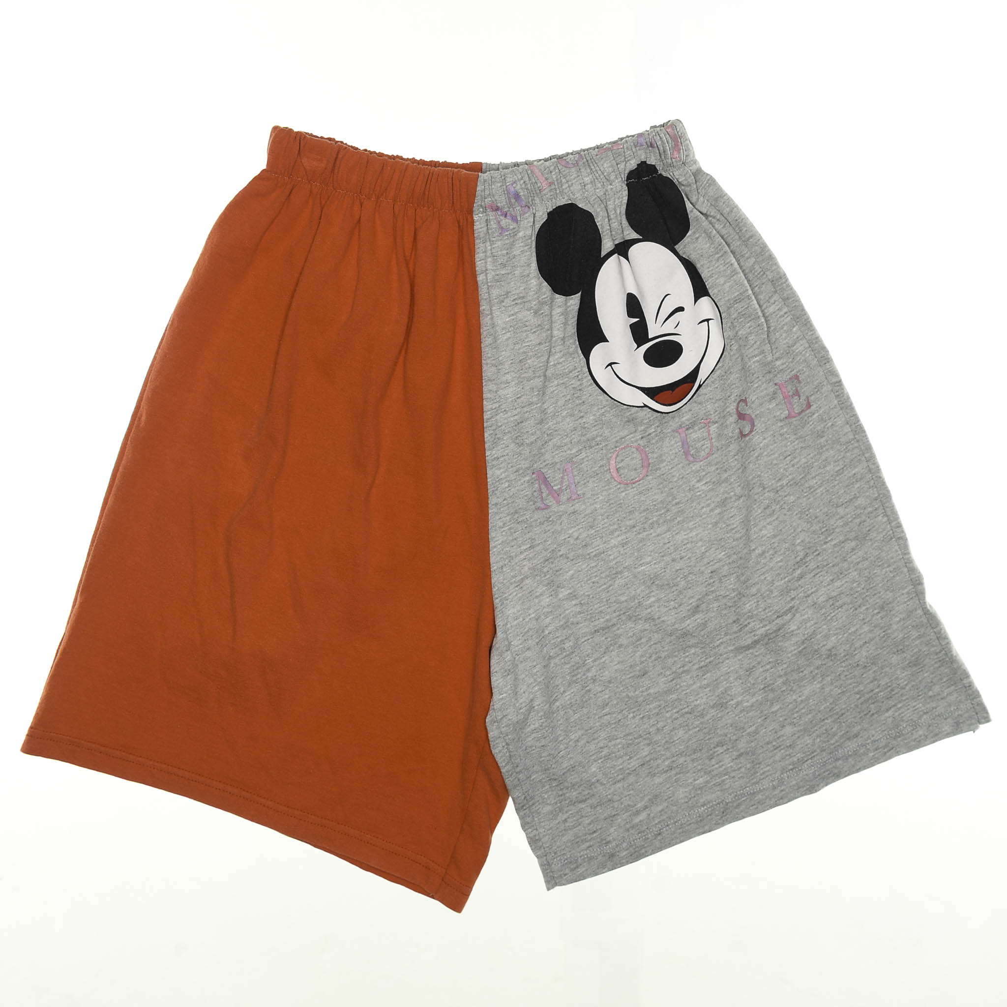 Mickey Mouse Vintage Tee Colorblock Shorts
