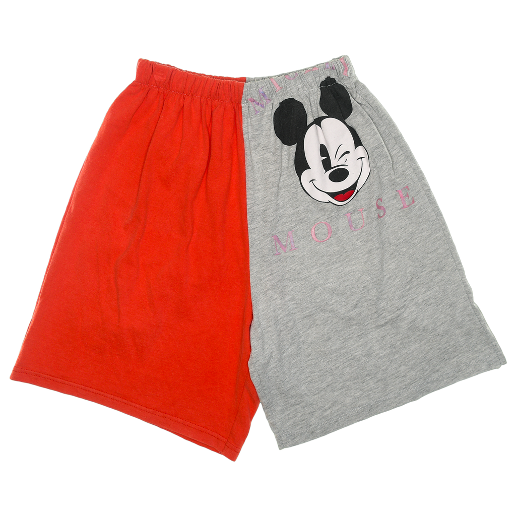 Mickey Mouse Vintage Tee Colorblock Shorts