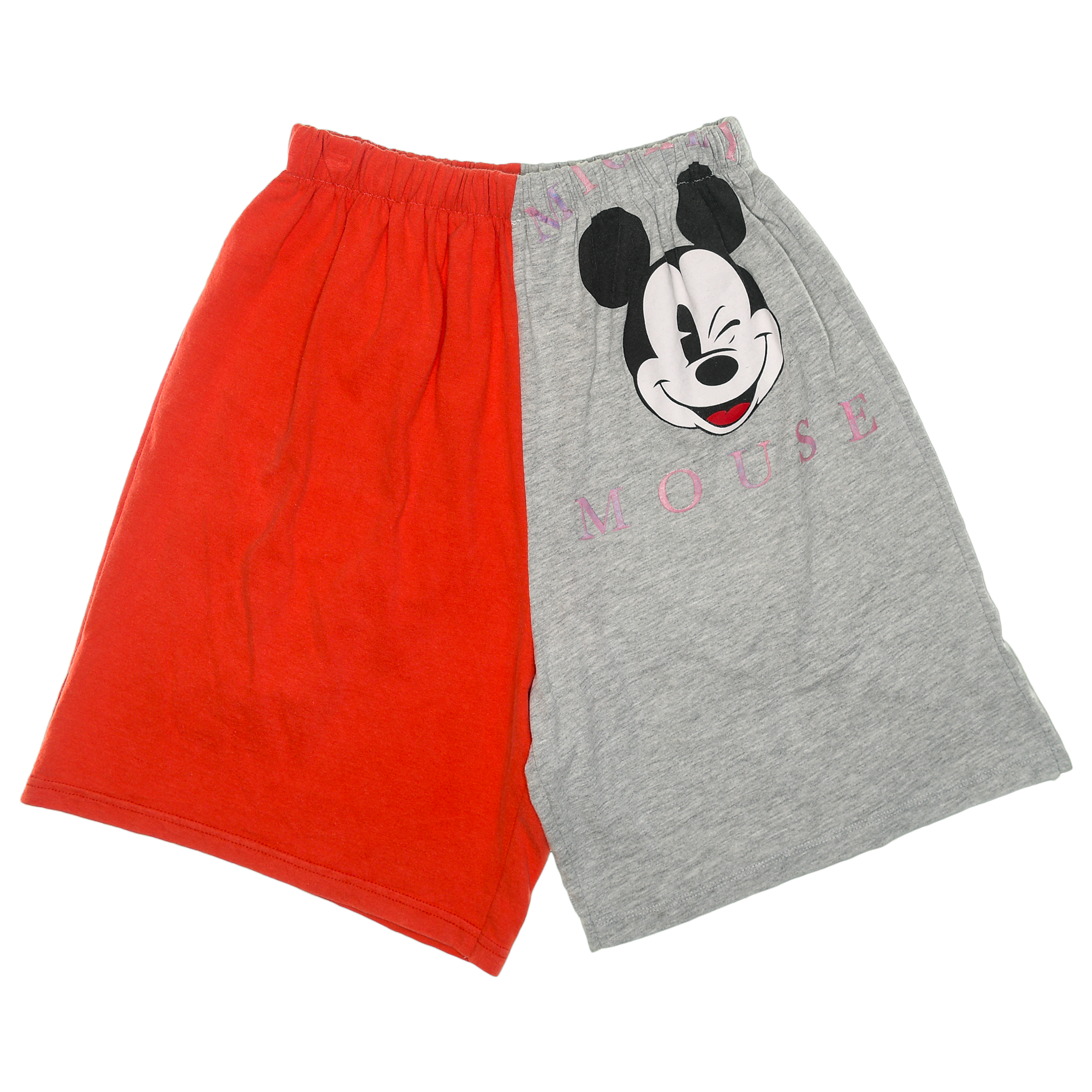 Mickey Mouse Vintage Tee Colorblock Shorts