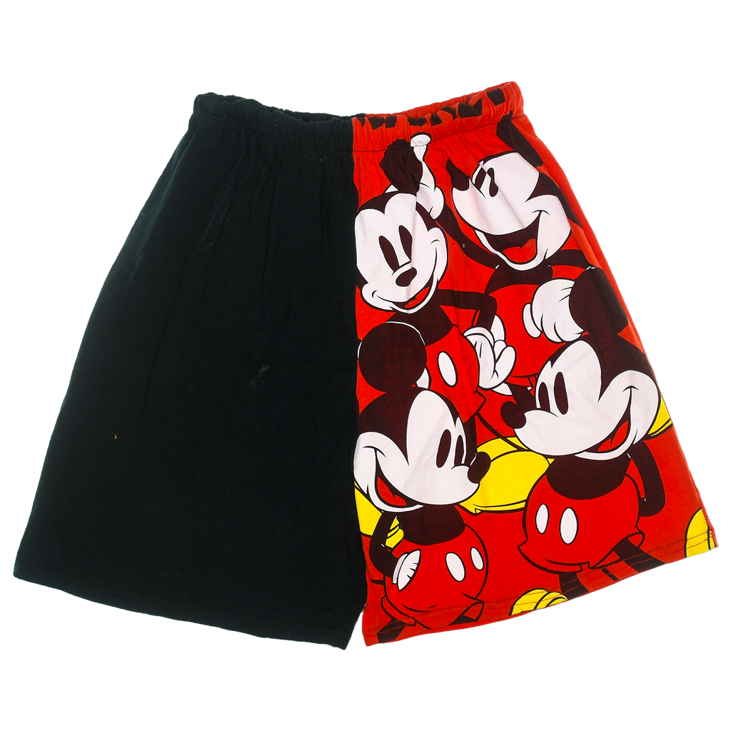 Mickey Mouse Vintage Tee Colorblock Shorts