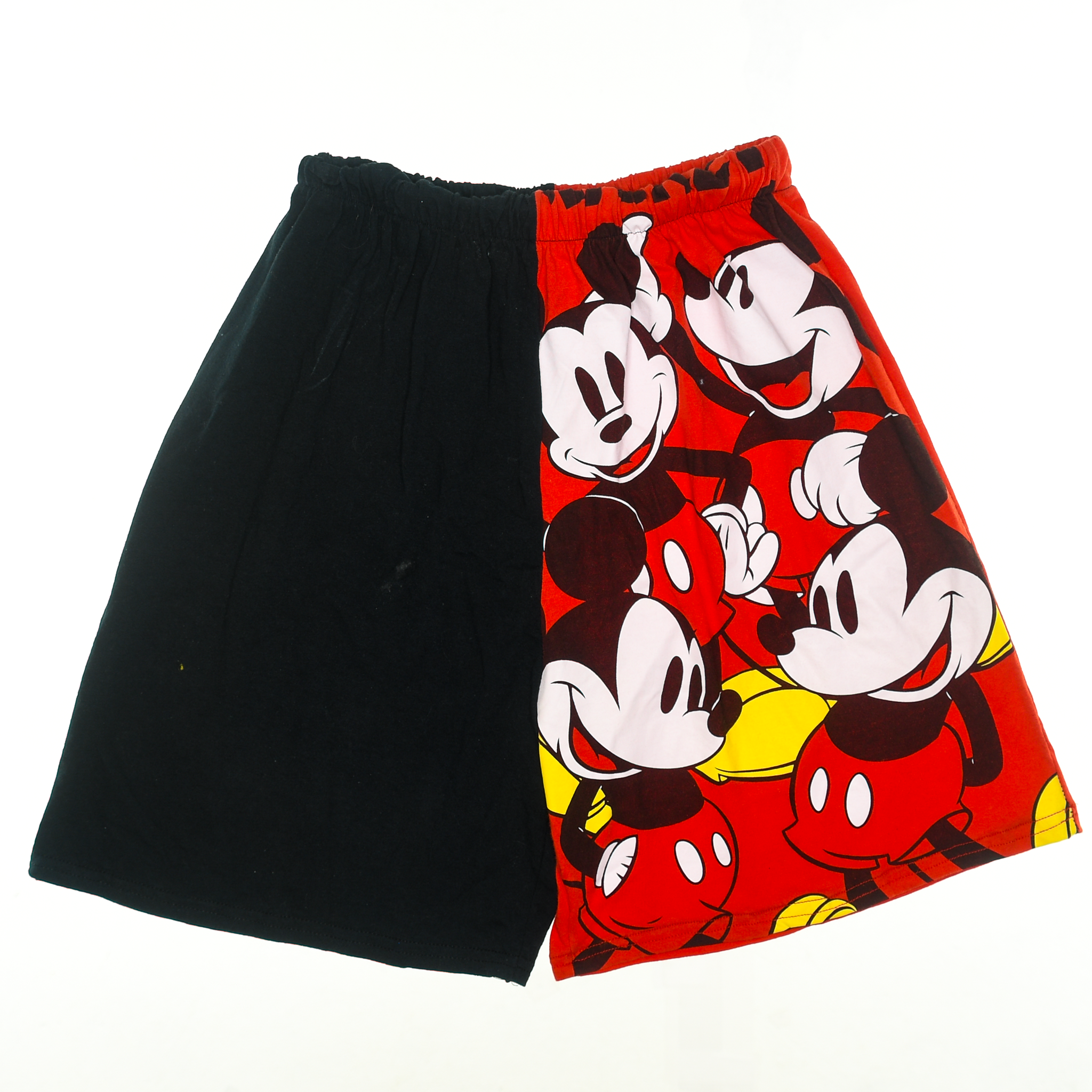 Mickey Mouse Vintage Tee Colorblock Shorts