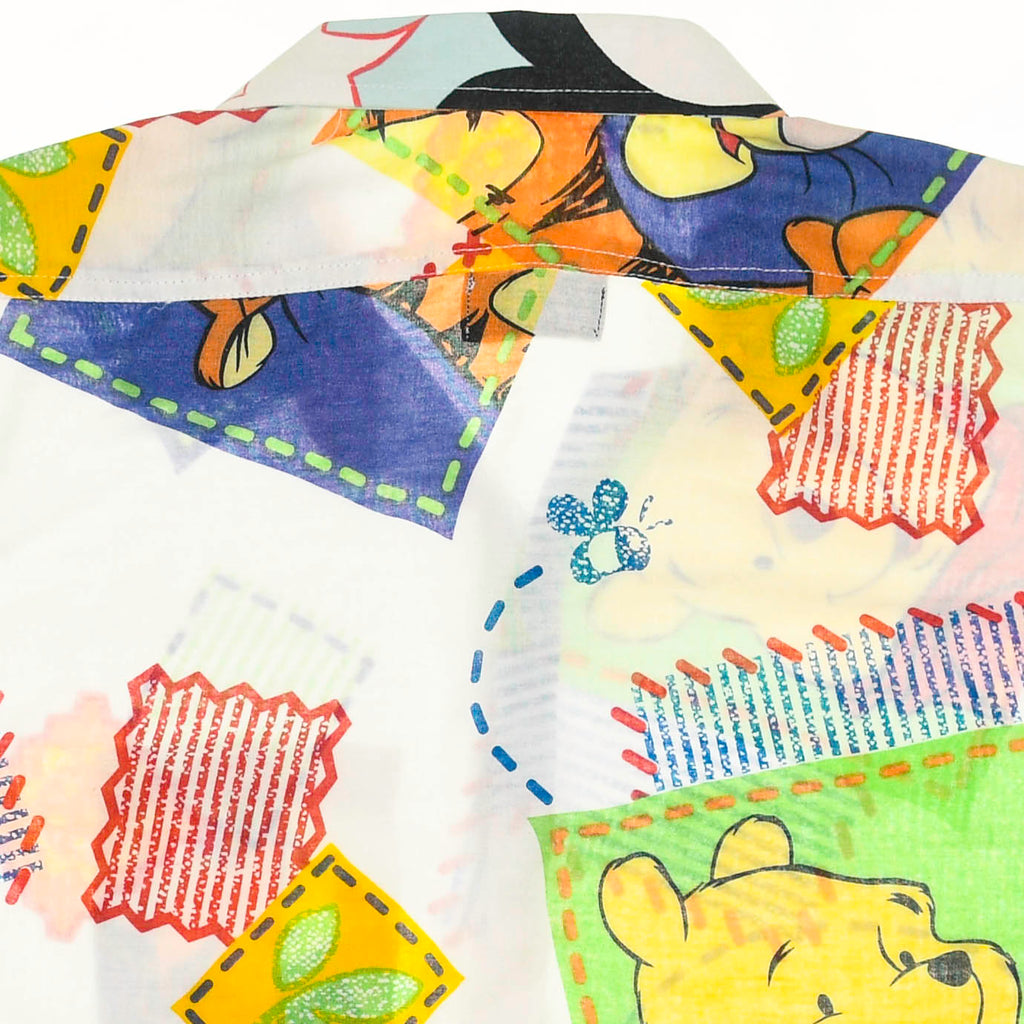 Winnie the Pooh Patchwork Bedsheet Button Up