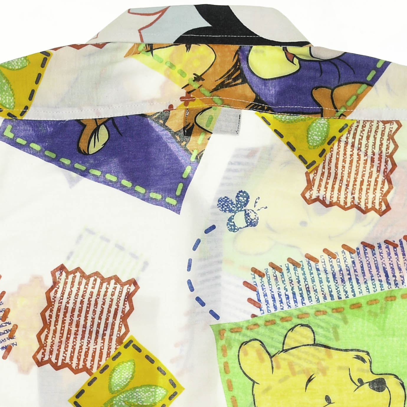 Winnie the Pooh Patchwork Bedsheet Button Up