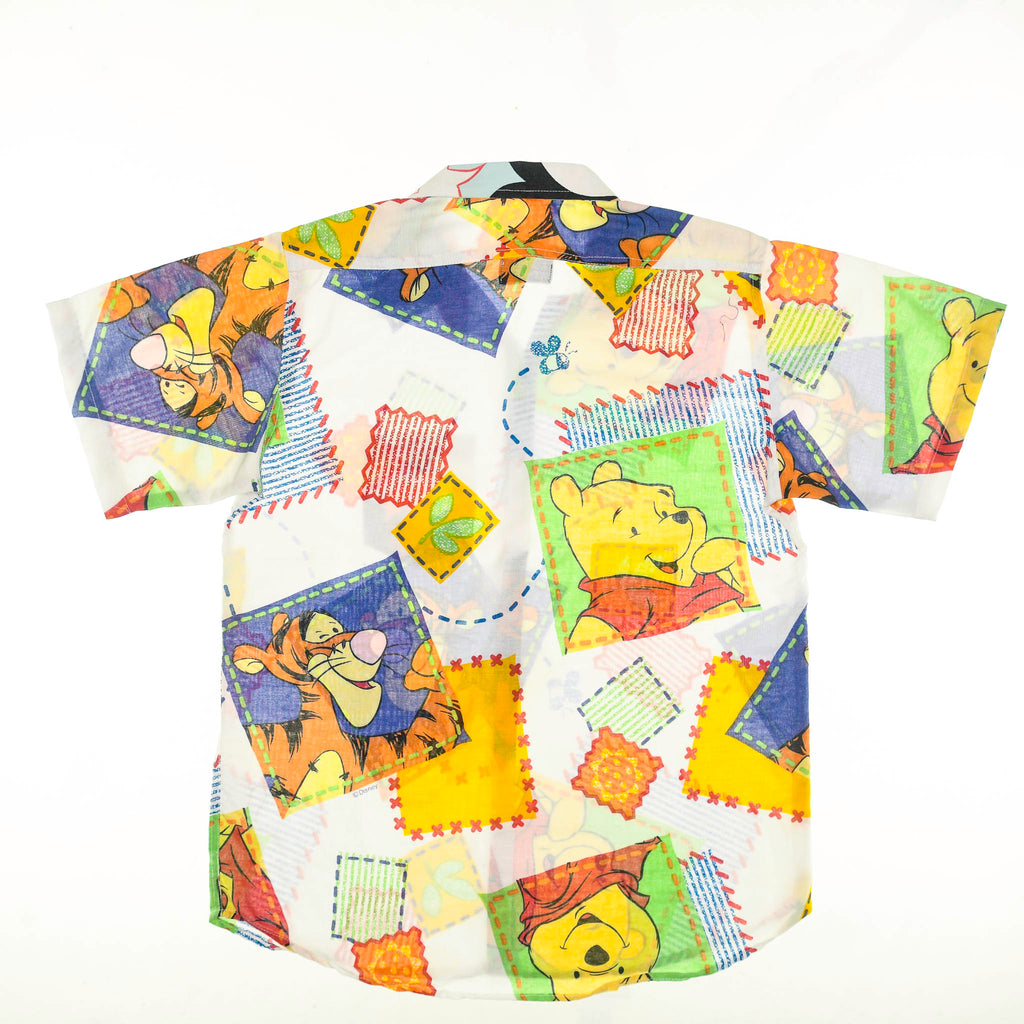 Winnie the Pooh Patchwork Bedsheet Button Up