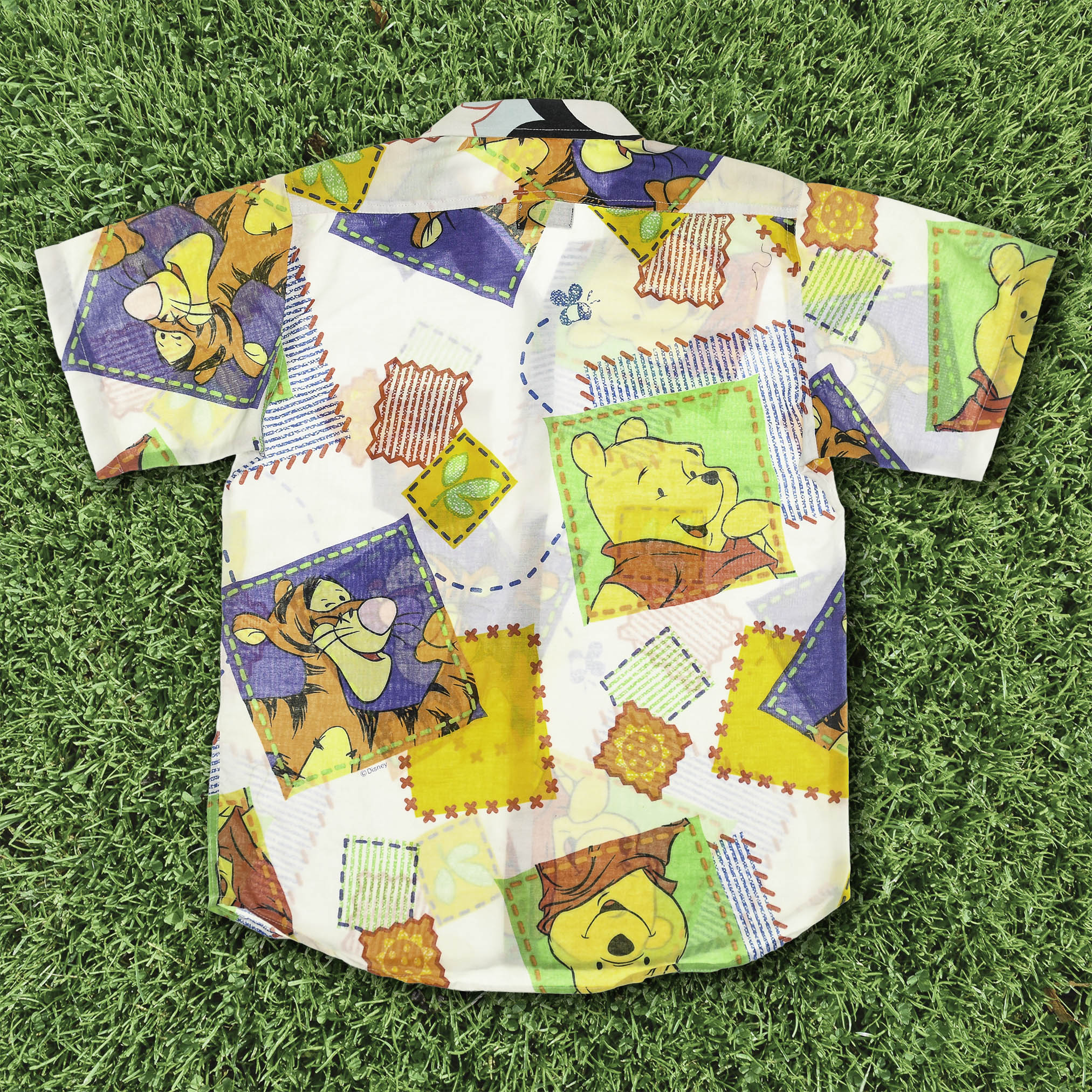 Winnie the Pooh Patchwork Bedsheet Button Up