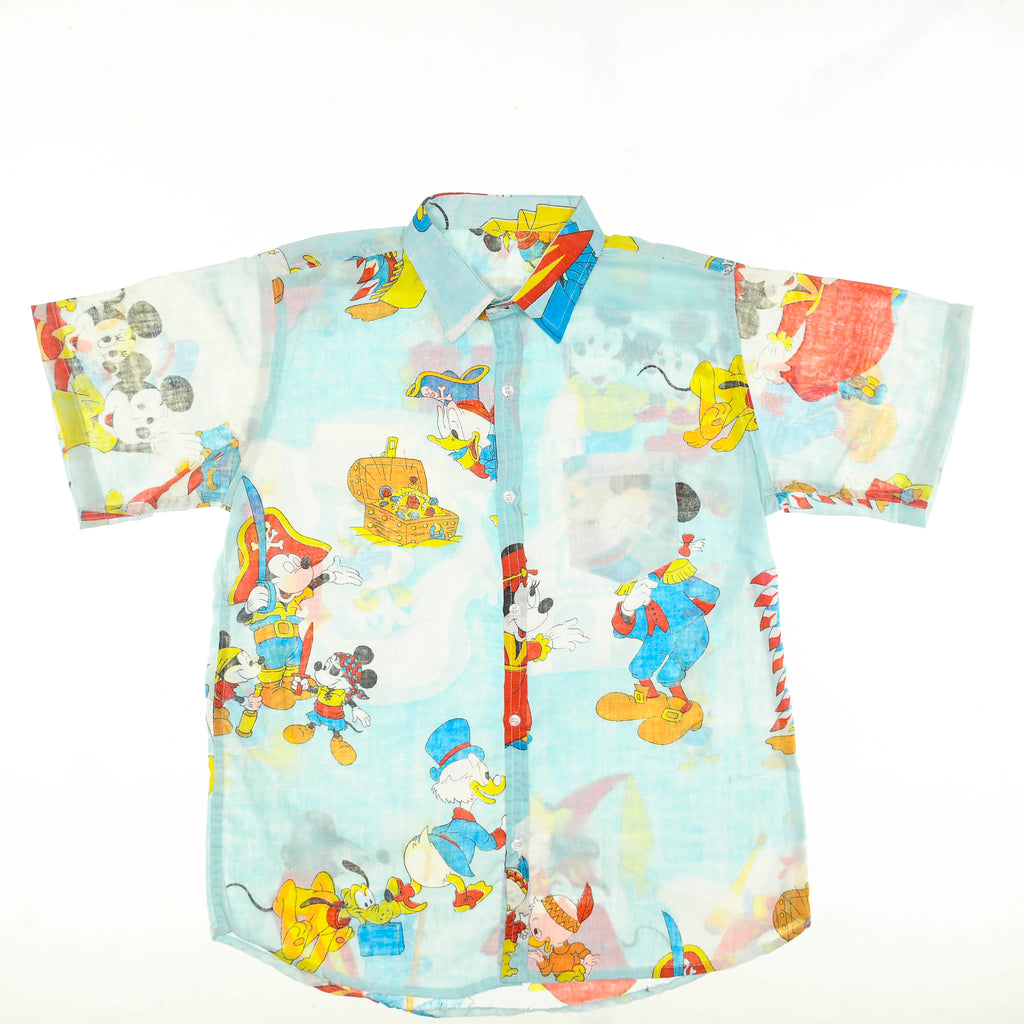 Mickey Mouse Bedsheet Button Up