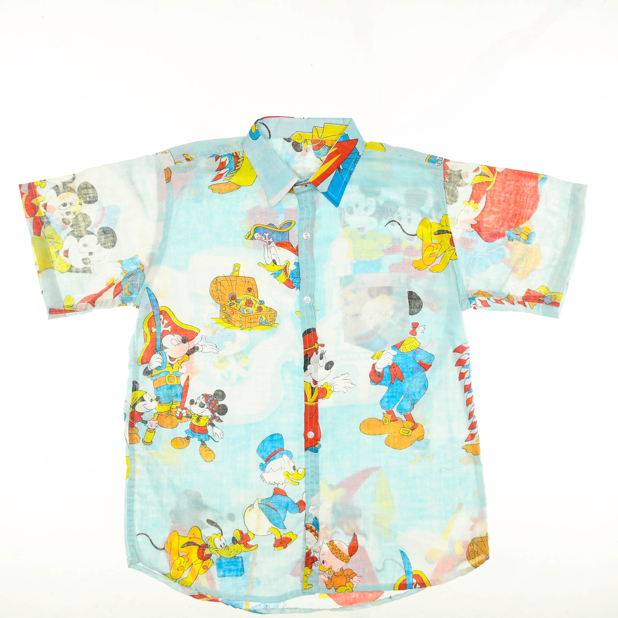 Mickey Mouse Bedsheet Button Up