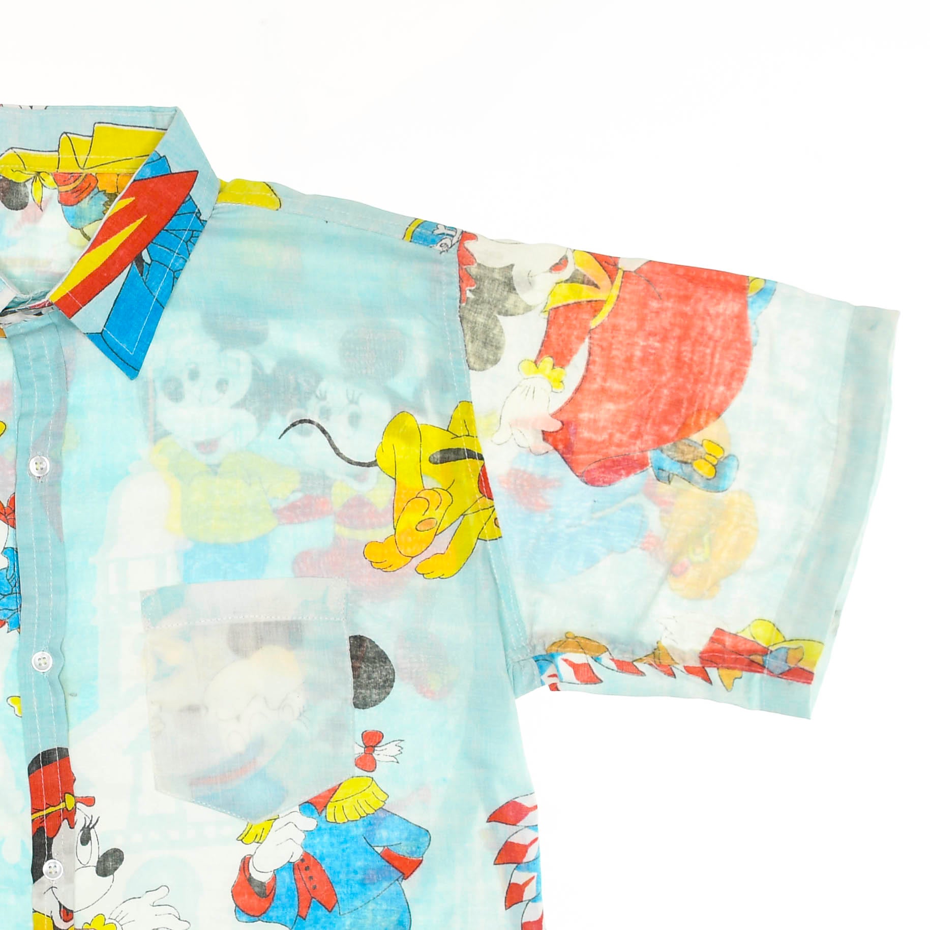 Mickey Mouse Bedsheet Button Up