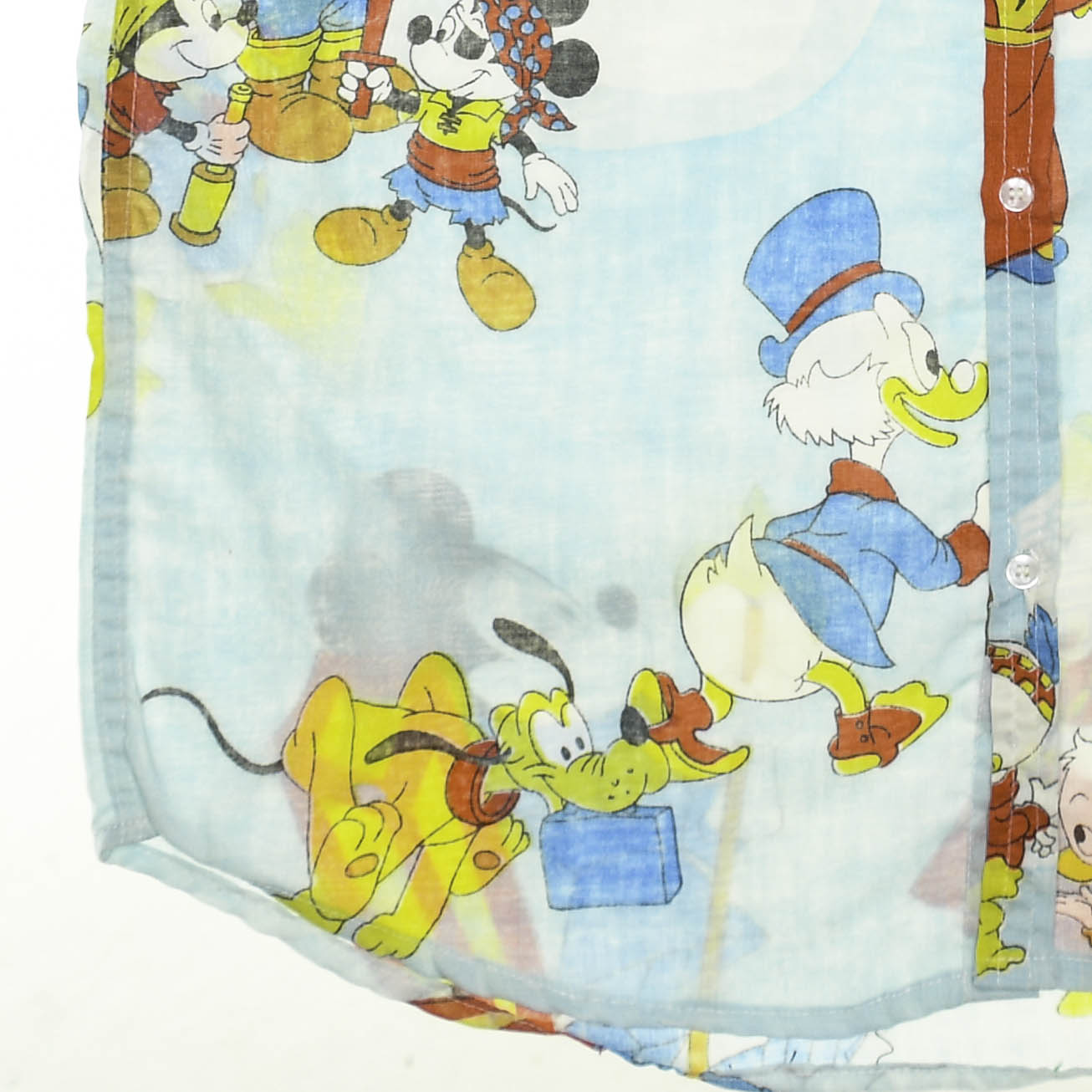Mickey Mouse Bedsheet Button Up
