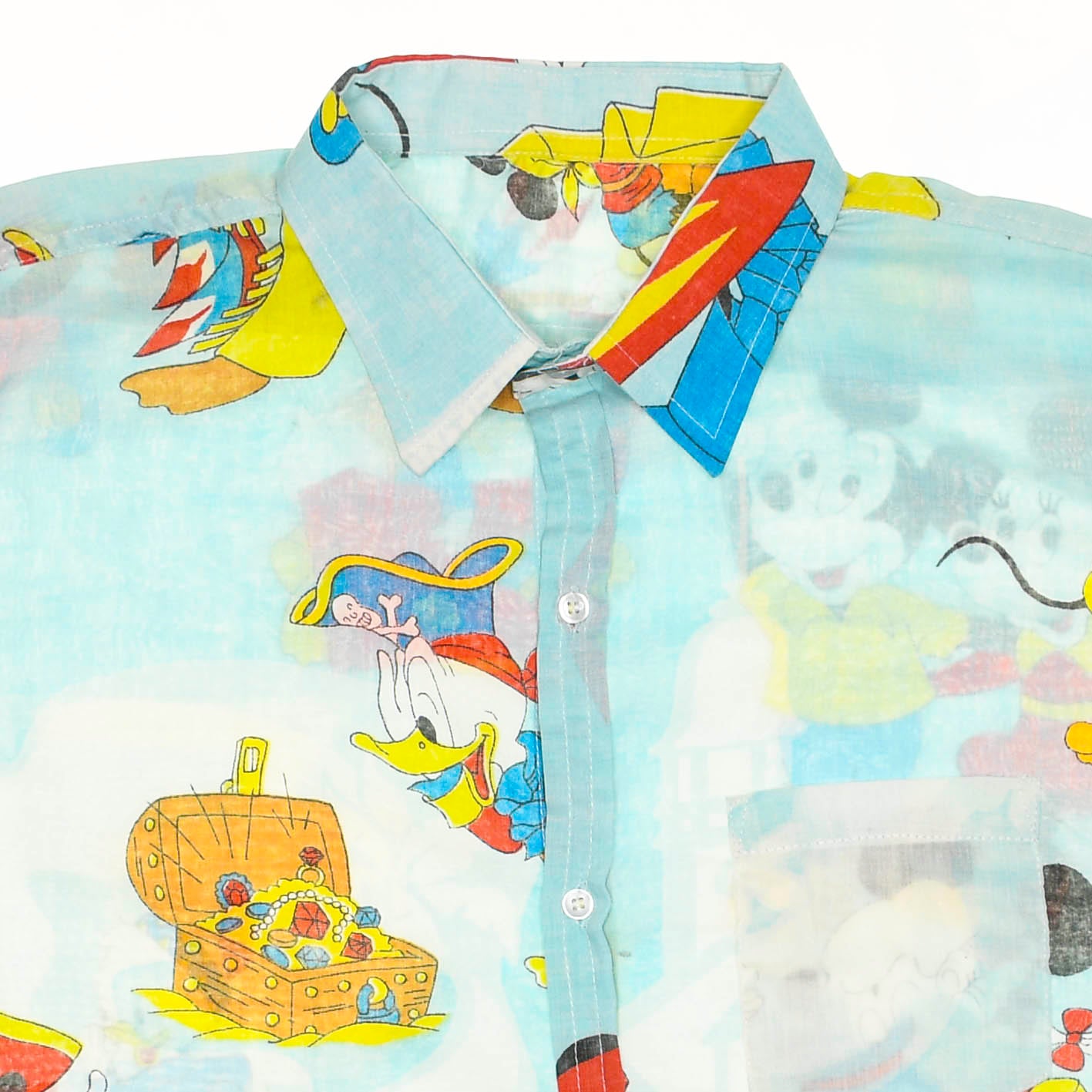Mickey Mouse Bedsheet Button Up