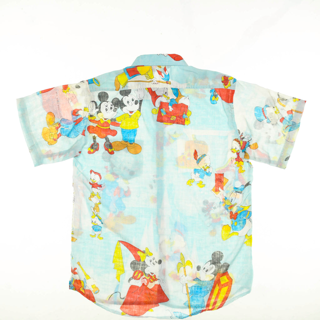 Mickey Mouse Bedsheet Button Up