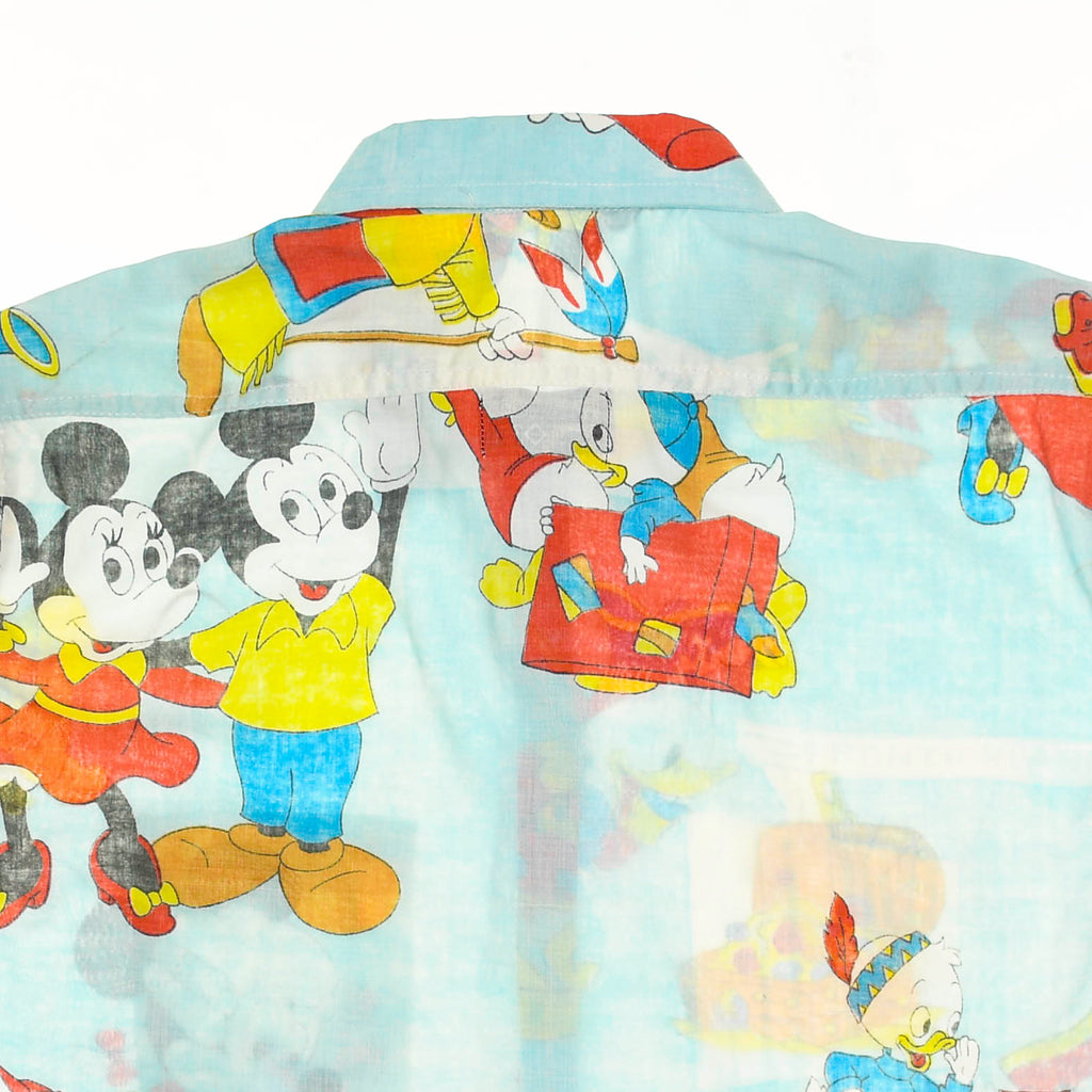 Mickey Mouse Bedsheet Button Up