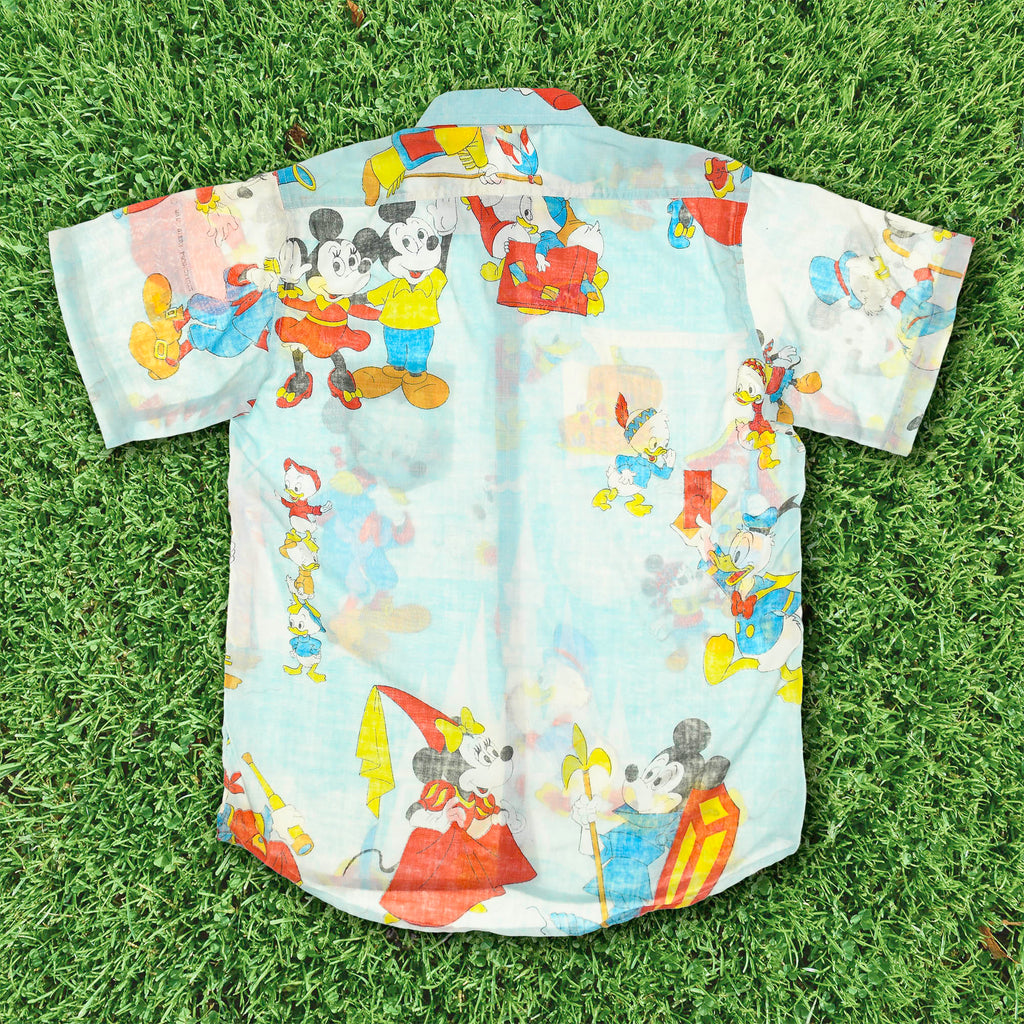 Mickey Mouse Bedsheet Button Up