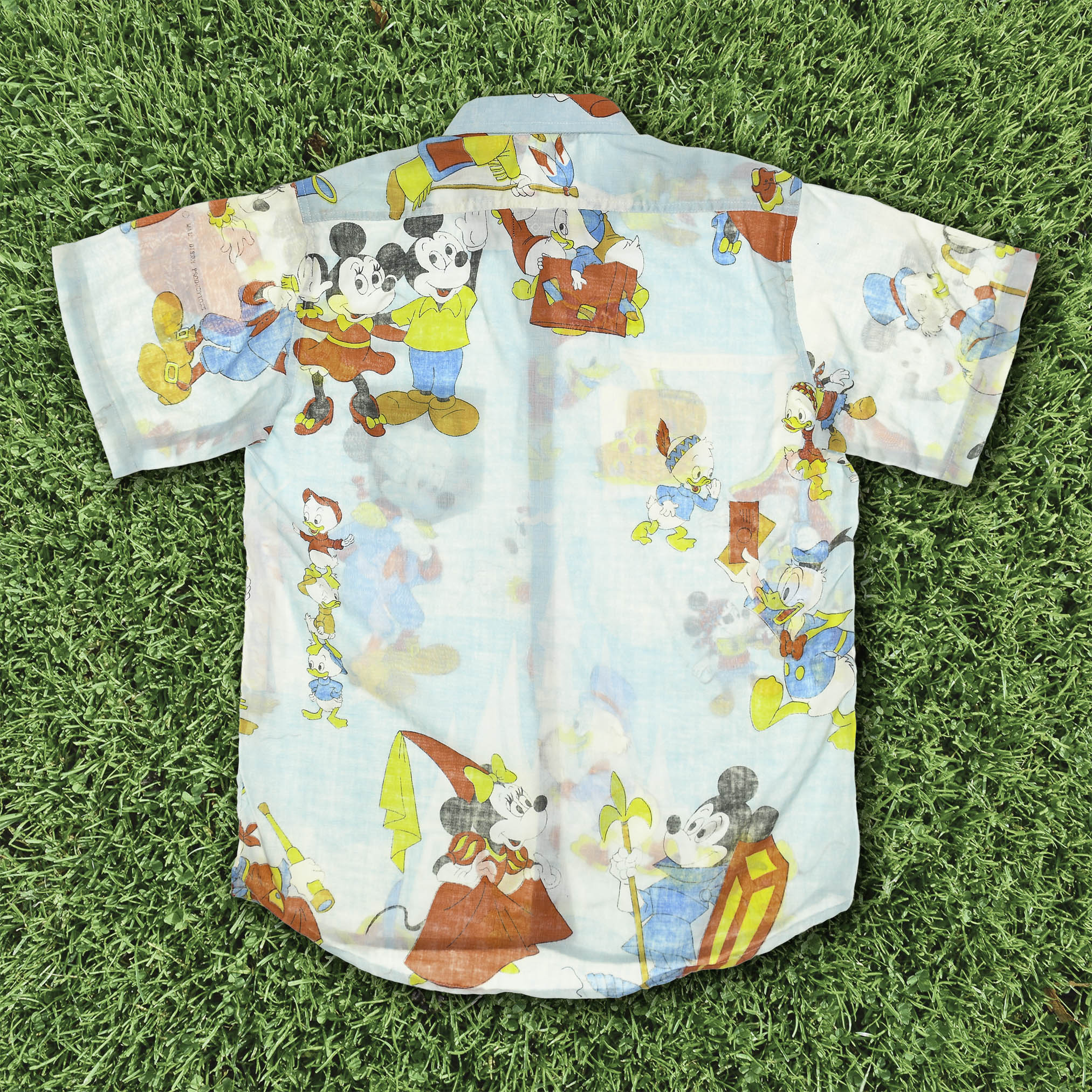 Mickey Mouse Bedsheet Button Up