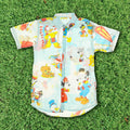 Mickey Mouse Cartoon Bedsheet Button Up