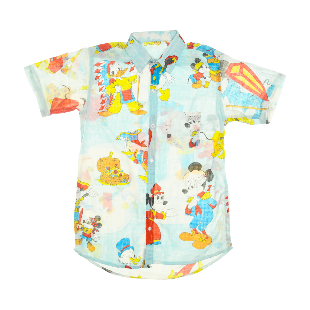 Mickey Mouse Cartoon Rewind Camp Shirt