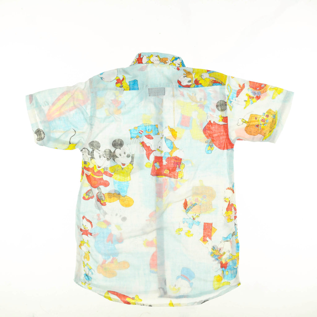 Mickey Mouse Cartoon Bedsheet Button Up
