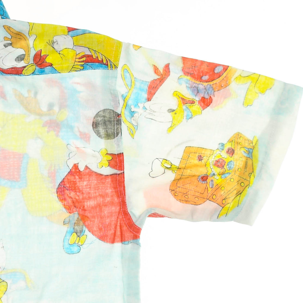Mickey Mouse Cartoon Bedsheet Button Up