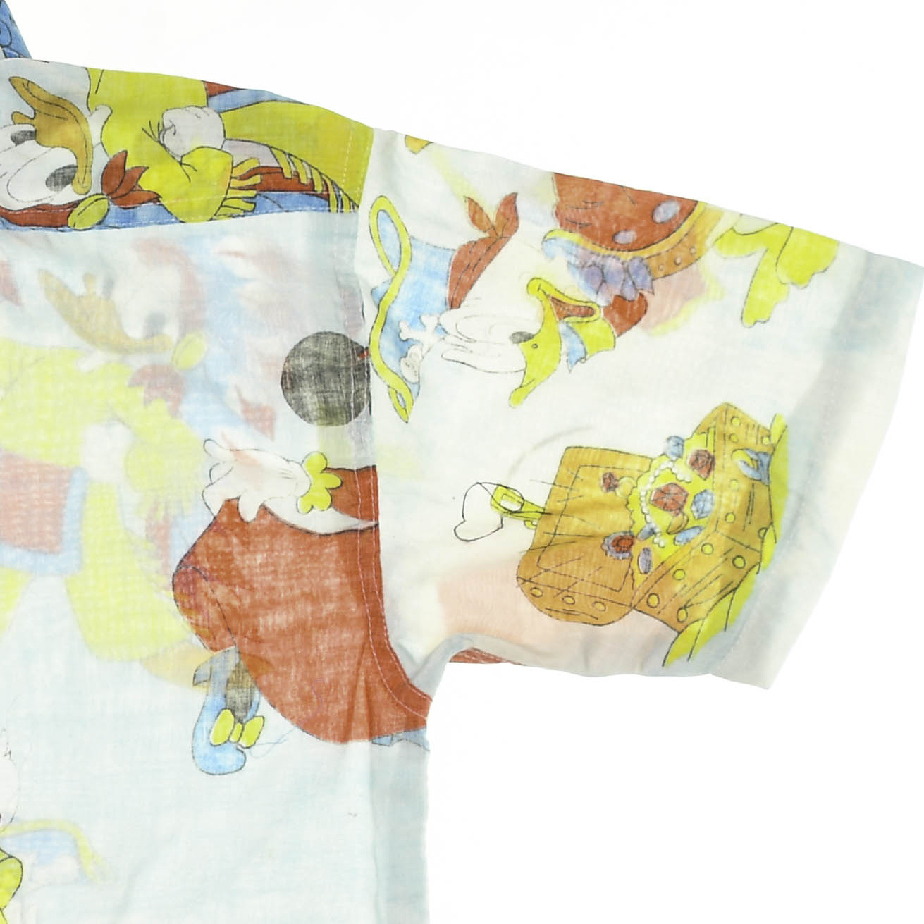 Mickey Mouse Cartoon Bedsheet Button Up