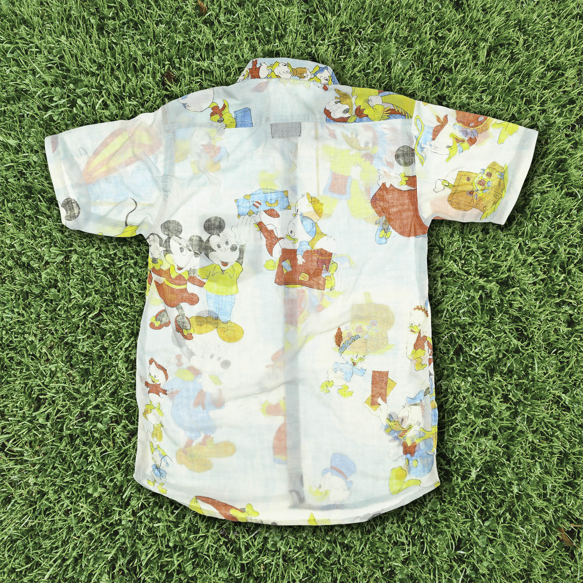 Mickey Mouse Cartoon Bedsheet Button Up