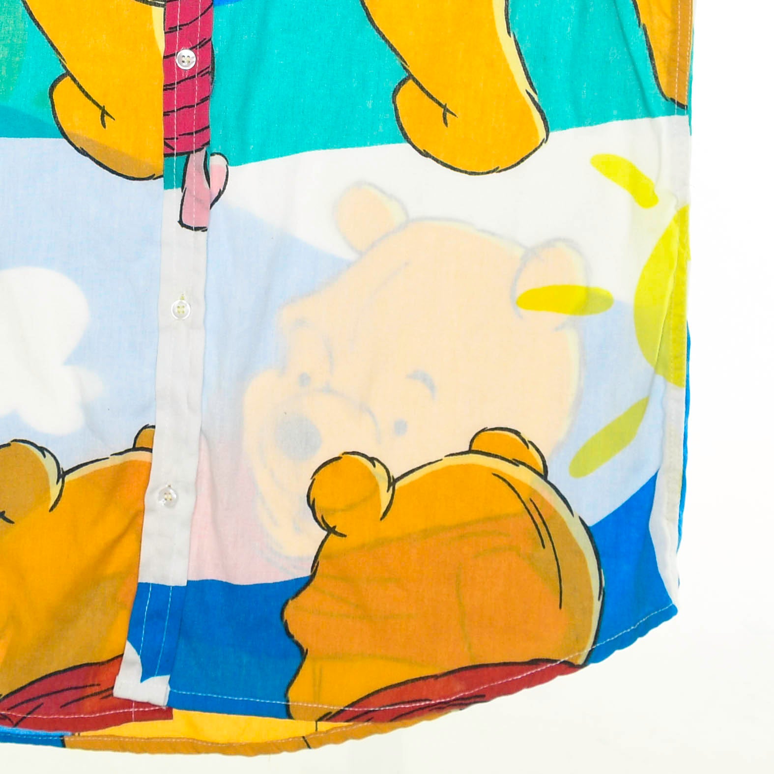 Winne the Pooh & Piglet Bedsheet Button Up