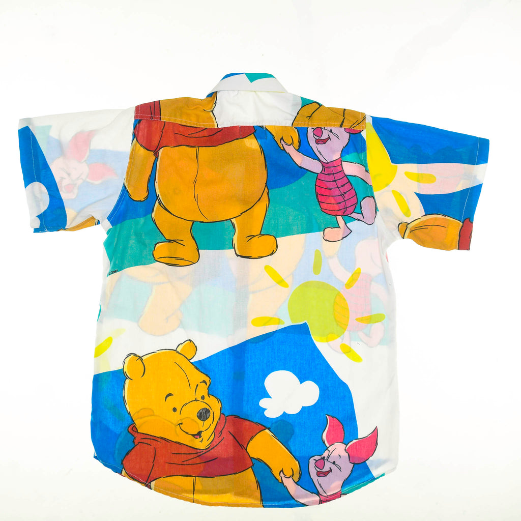 Winne the Pooh & Piglet Bedsheet Button Up