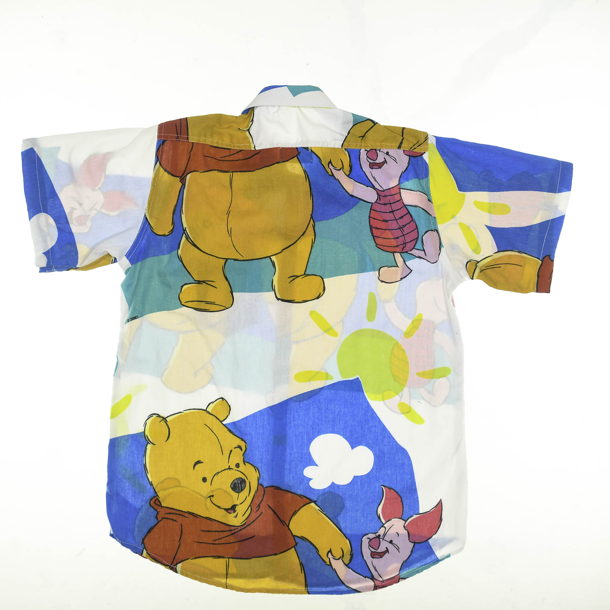 Winne the Pooh & Piglet Bedsheet Button Up