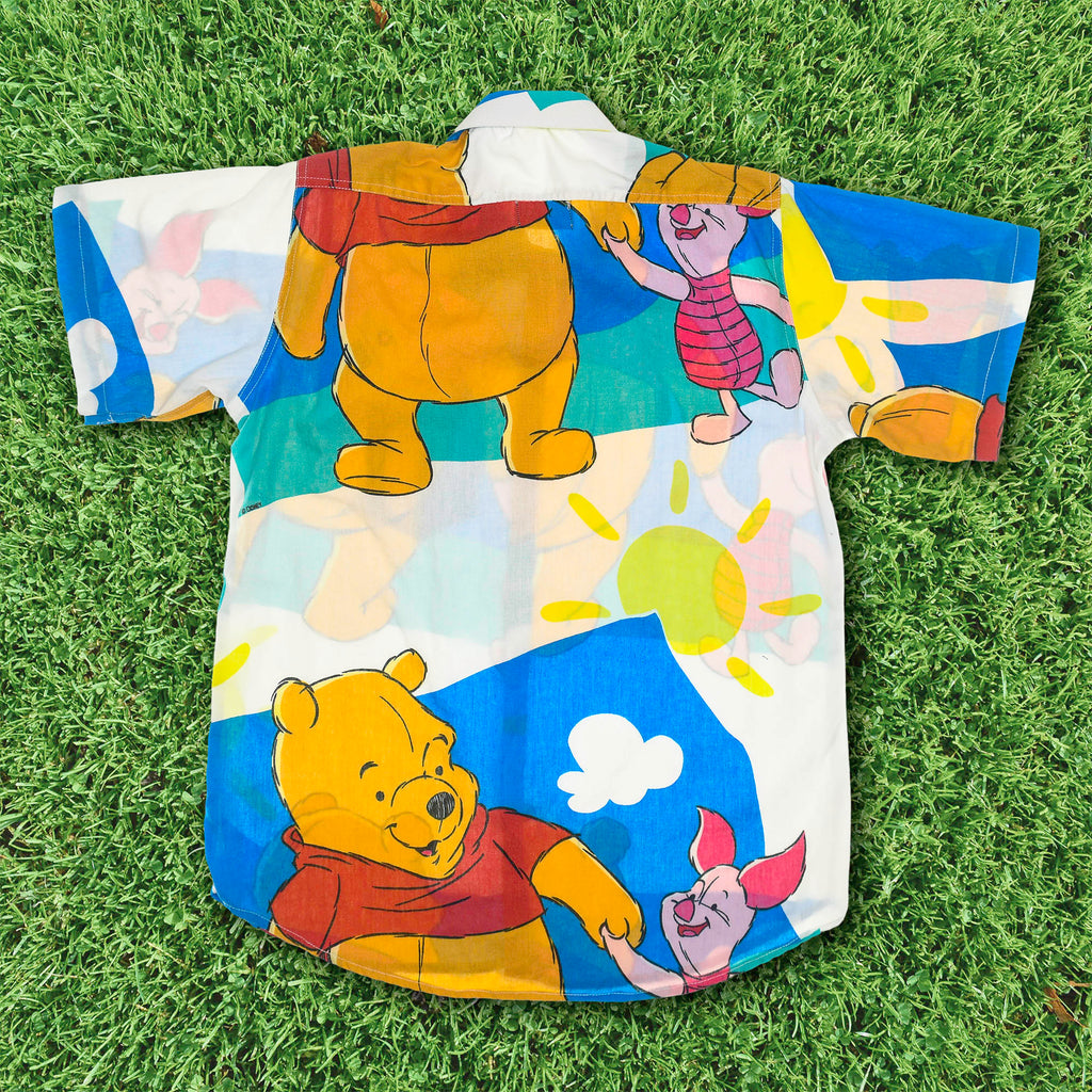 Winne the Pooh & Piglet Bedsheet Button Up