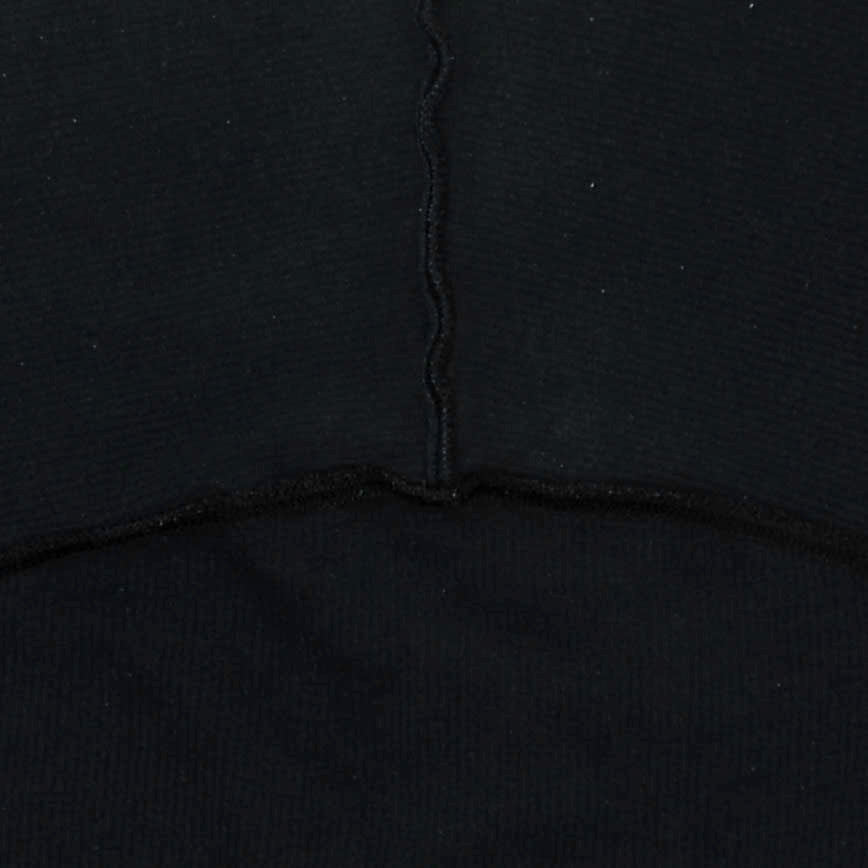 Navy Ribbed Reversible Crop Top